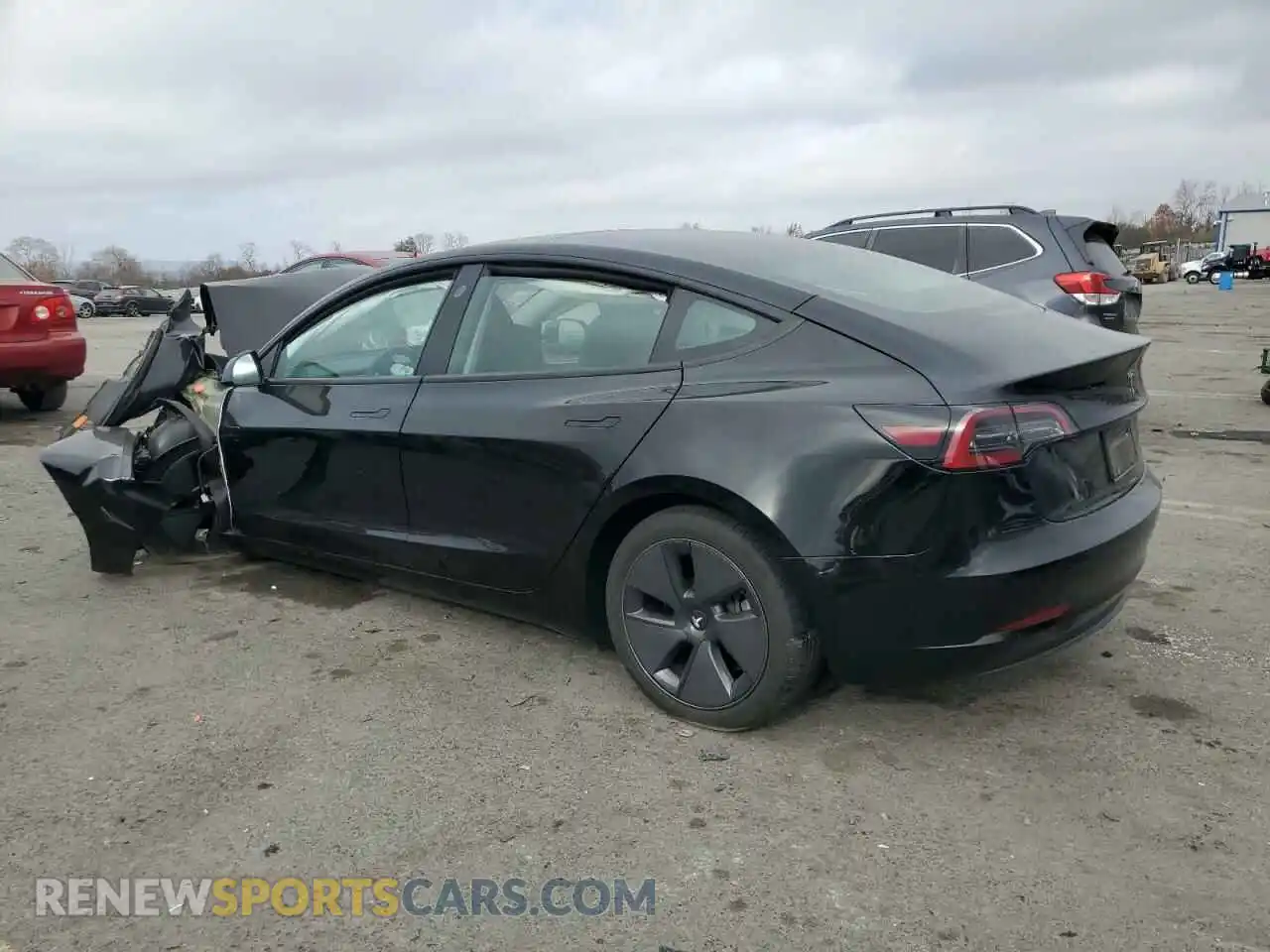2 Photograph of a damaged car 5YJ3E1EB0PF608661 TESLA MODEL 3 2023