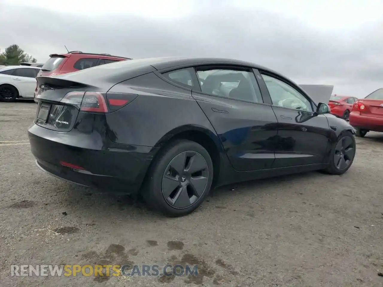 3 Photograph of a damaged car 5YJ3E1EB0PF608661 TESLA MODEL 3 2023