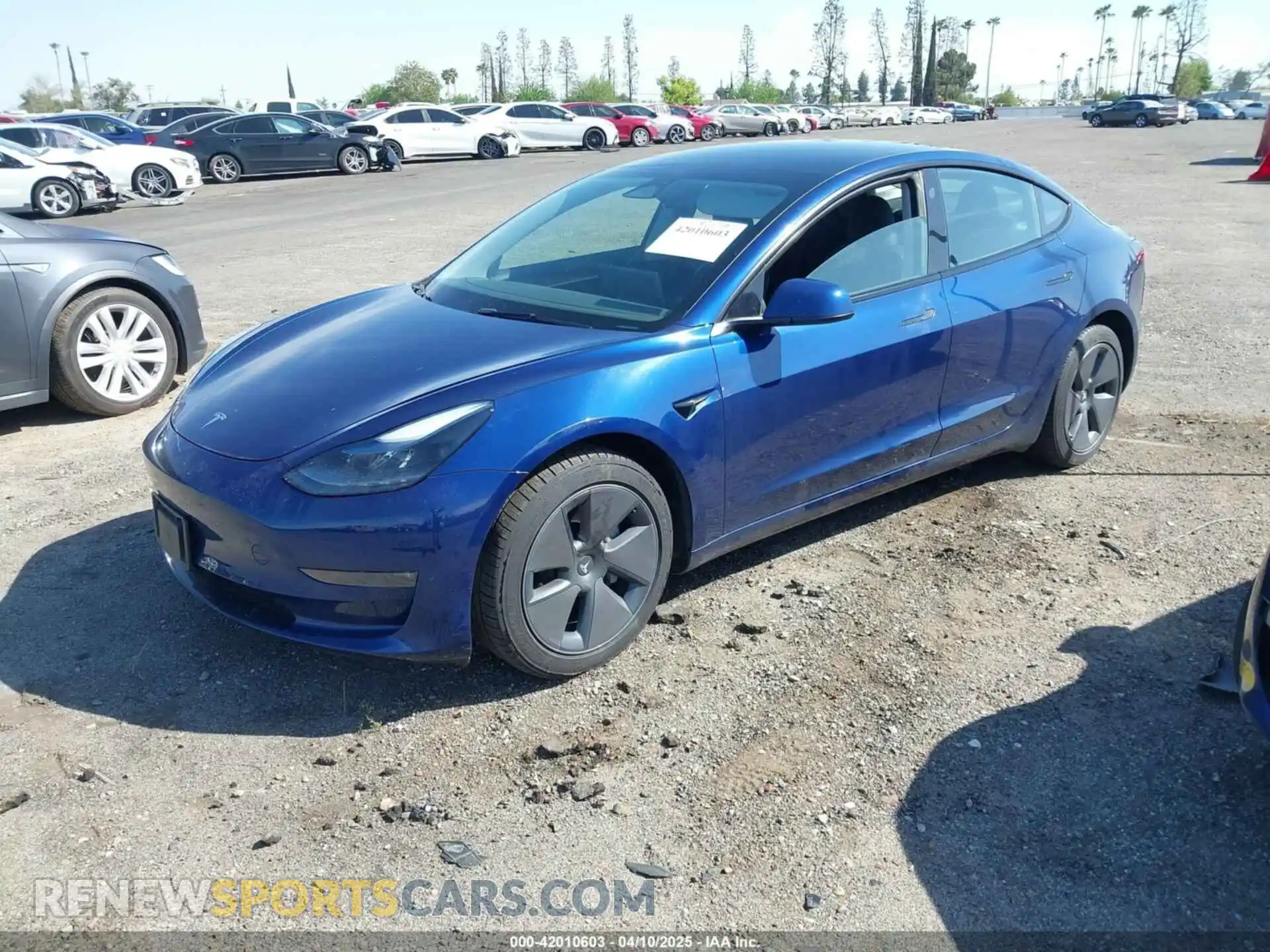 2 Photograph of a damaged car 5YJ3E1EB0PF620745 TESLA MODEL 3 2023
