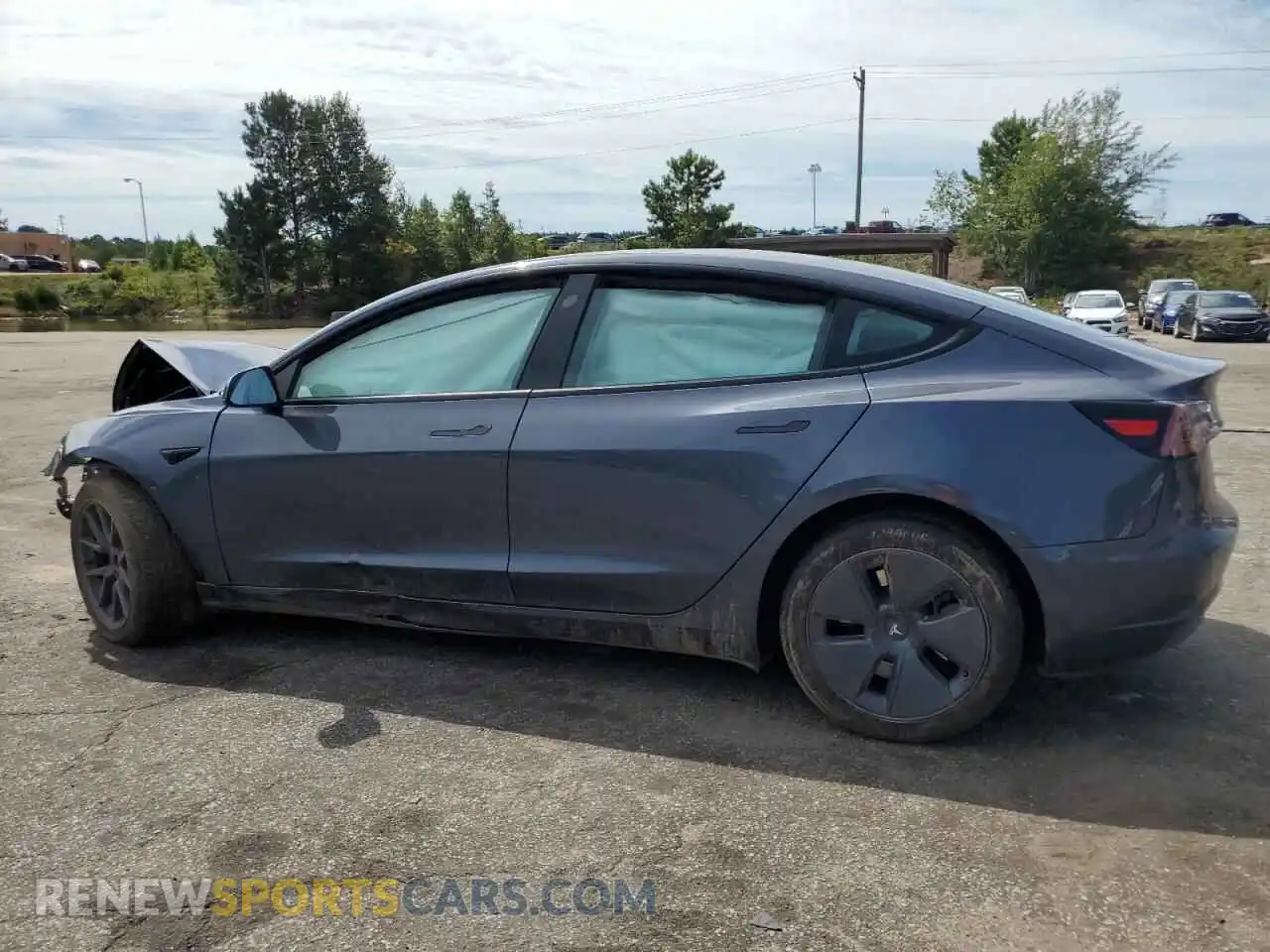 2 Photograph of a damaged car 5YJ3E1EB0PF631163 TESLA MODEL 3 2023