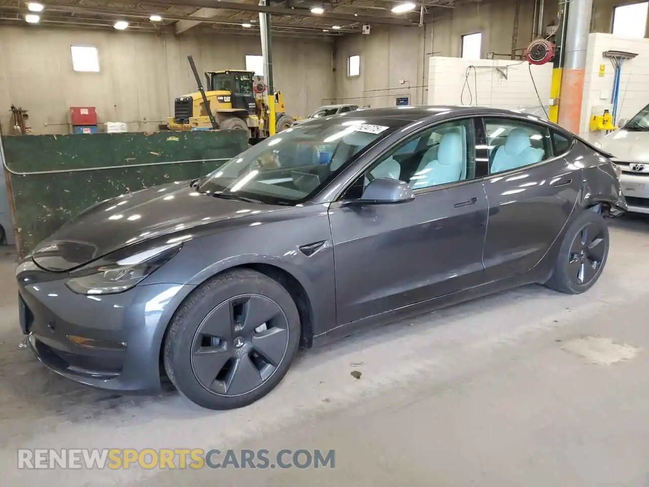 1 Photograph of a damaged car 5YJ3E1EB0PF632698 TESLA MODEL 3 2023
