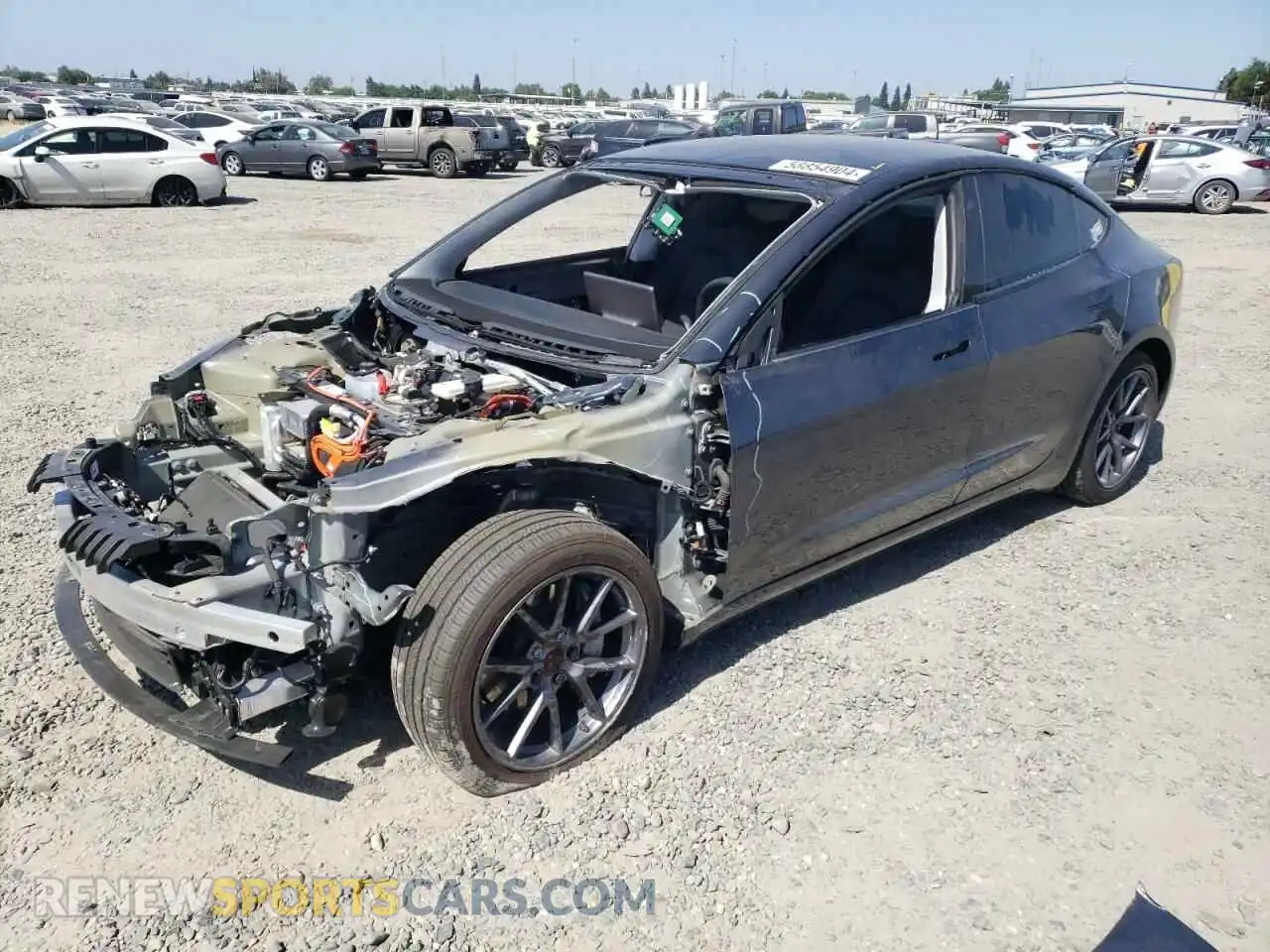 1 fotografías del automóvil dañado 5YJ3E1EB0PF636721 TESLA MODEL 3 2023