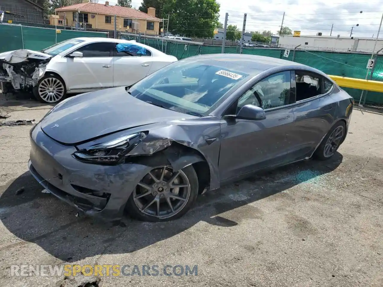 1 Photograph of a damaged car 5YJ3E1EB0PF669654 TESLA MODEL 3 2023
