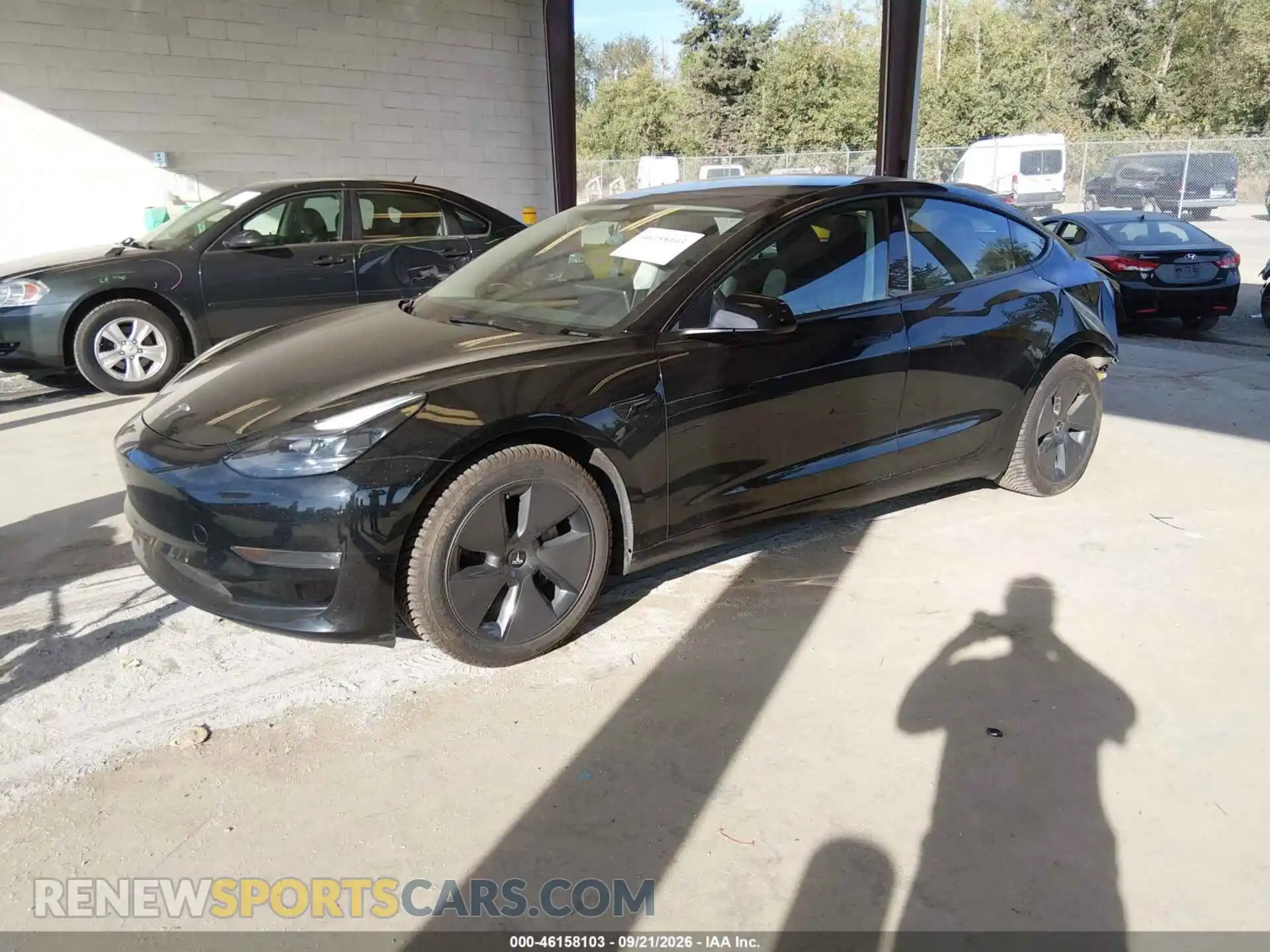 2 Photograph of a damaged car 5YJ3E1EB0PF694599 TESLA MODEL 3 2023