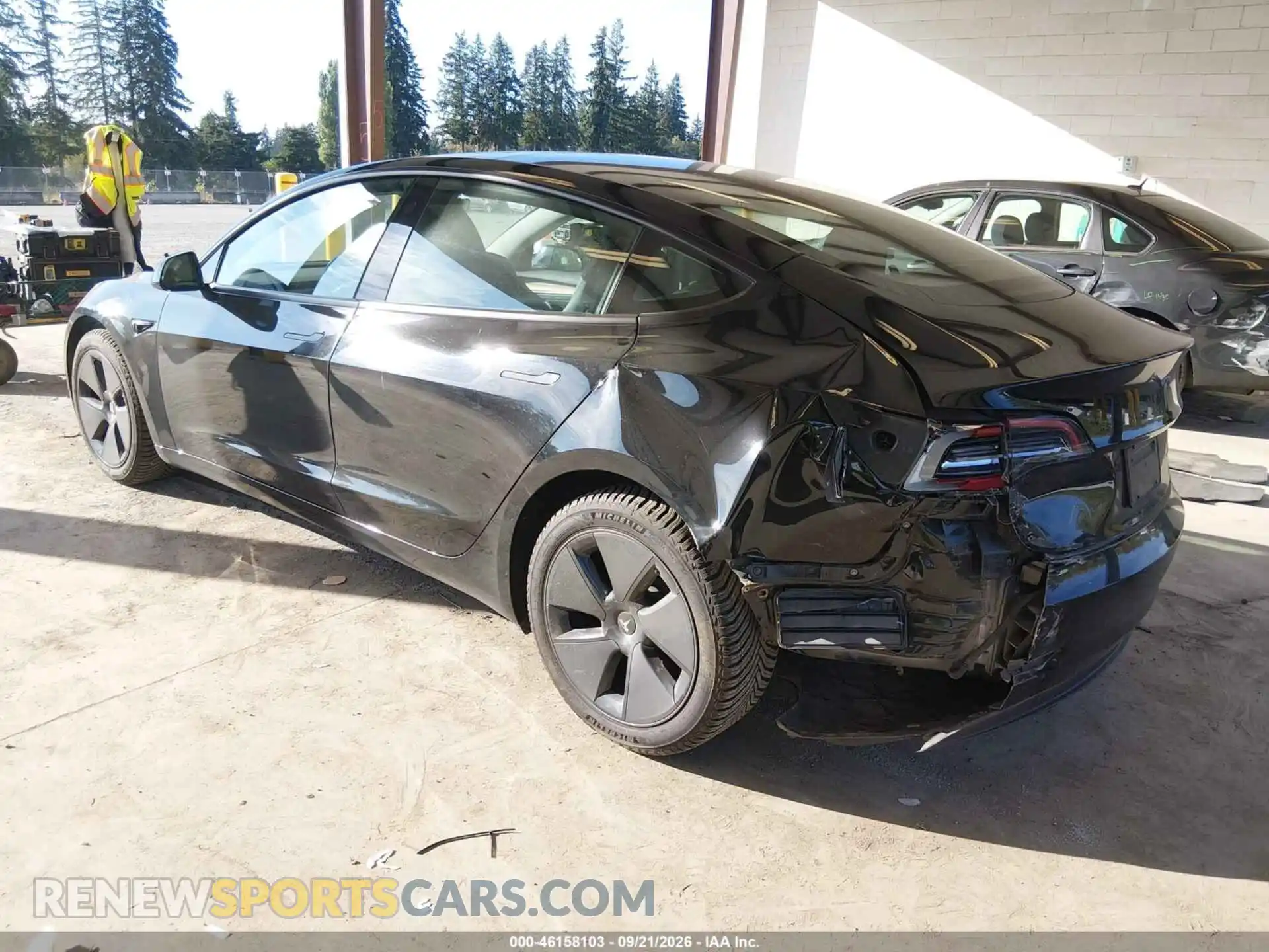 3 Photograph of a damaged car 5YJ3E1EB0PF694599 TESLA MODEL 3 2023