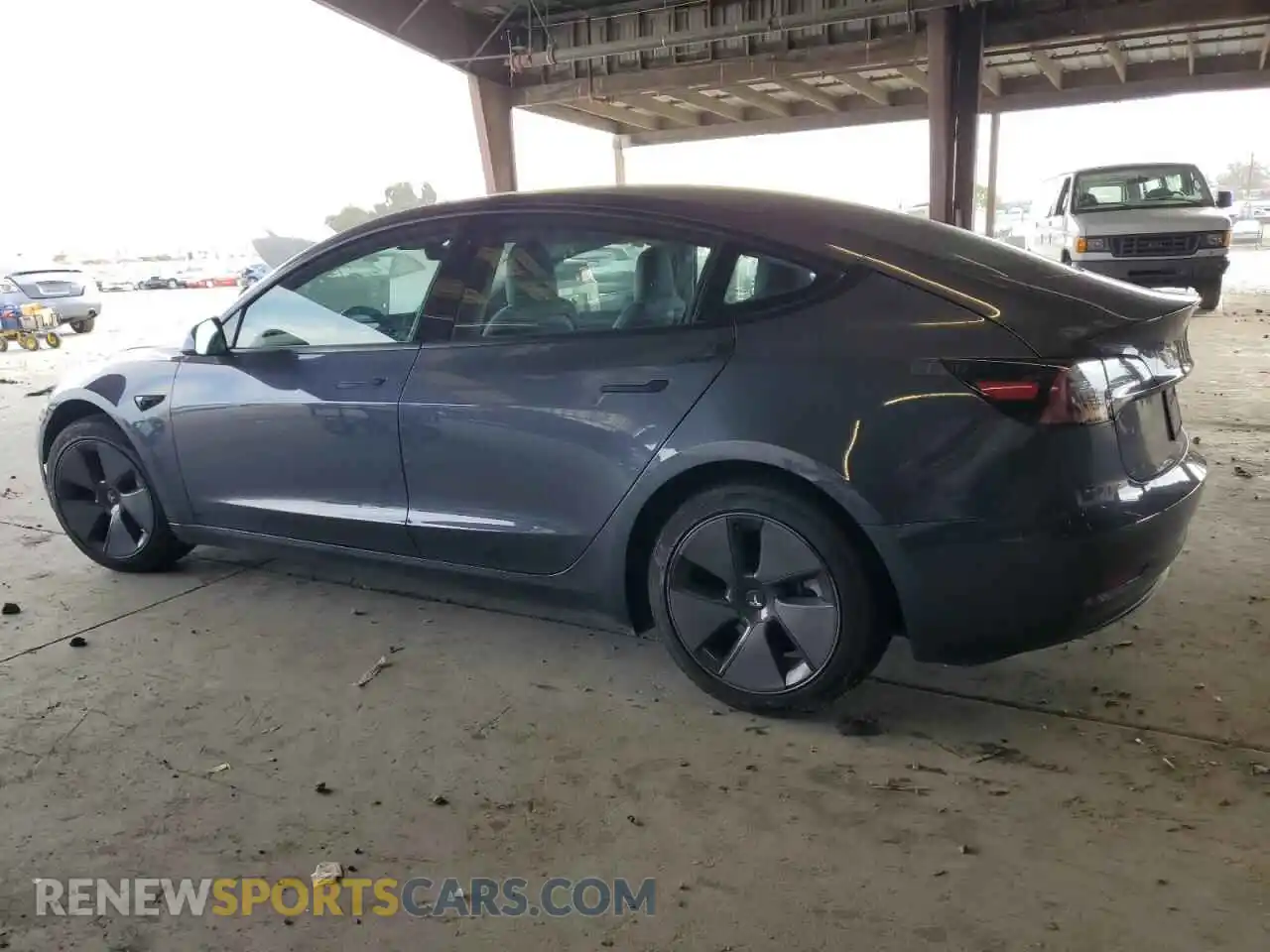 2 Photograph of a damaged car 5YJ3E1EB1PF386714 TESLA MODEL 3 2023