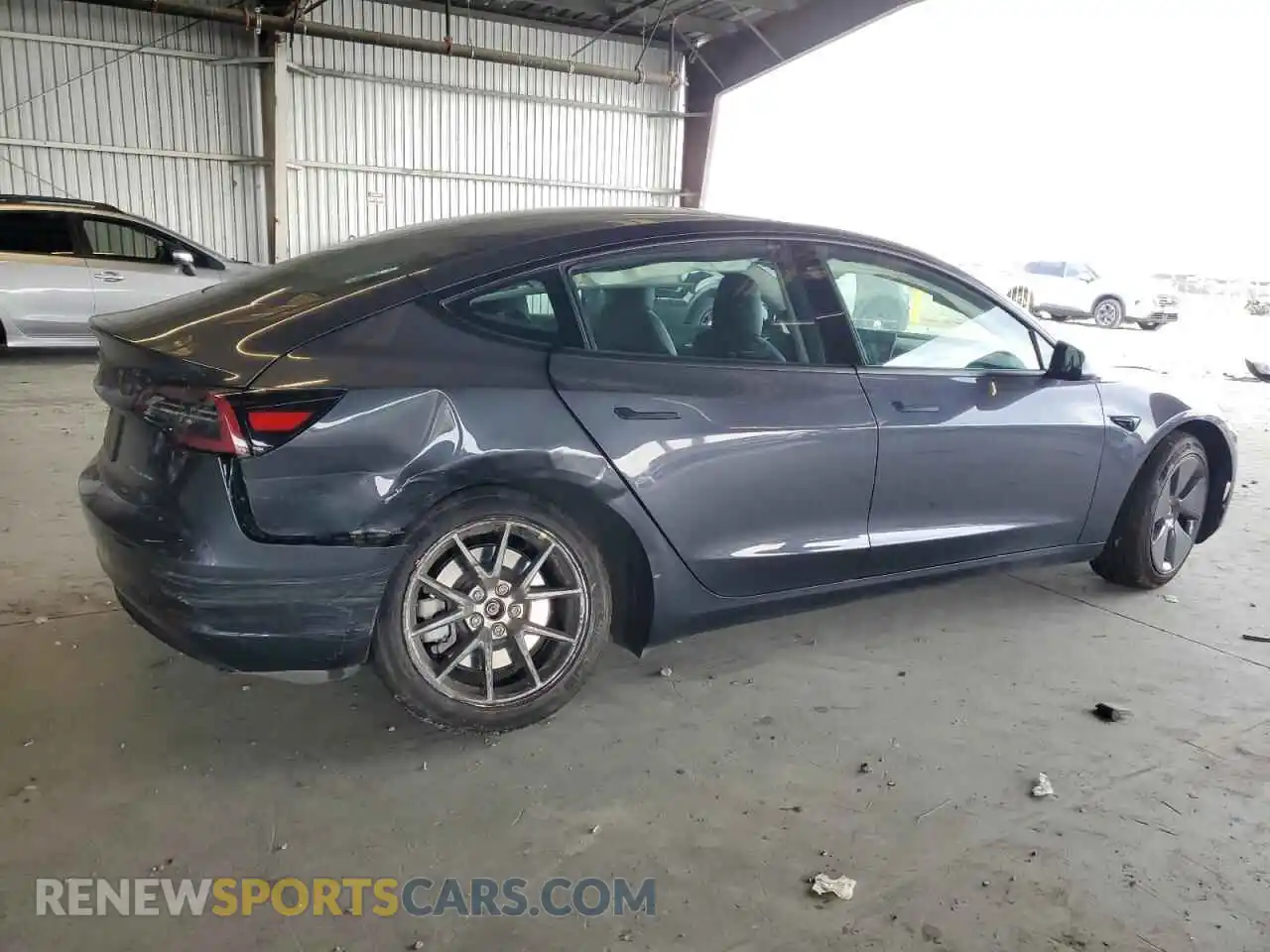 3 Photograph of a damaged car 5YJ3E1EB1PF386714 TESLA MODEL 3 2023