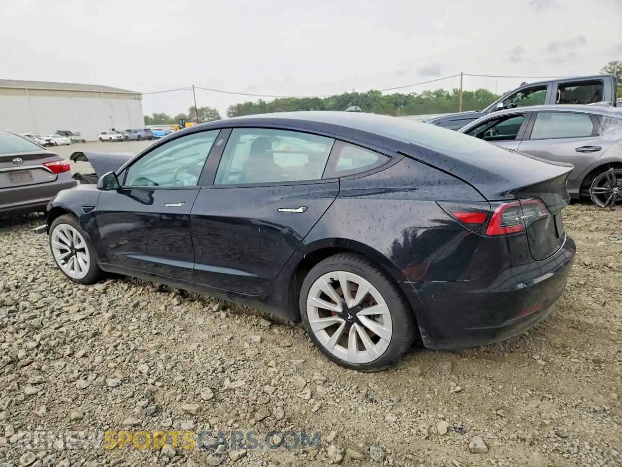 2 Photograph of a damaged car 5YJ3E1EB1PF389922 TESLA MODEL 3 2023