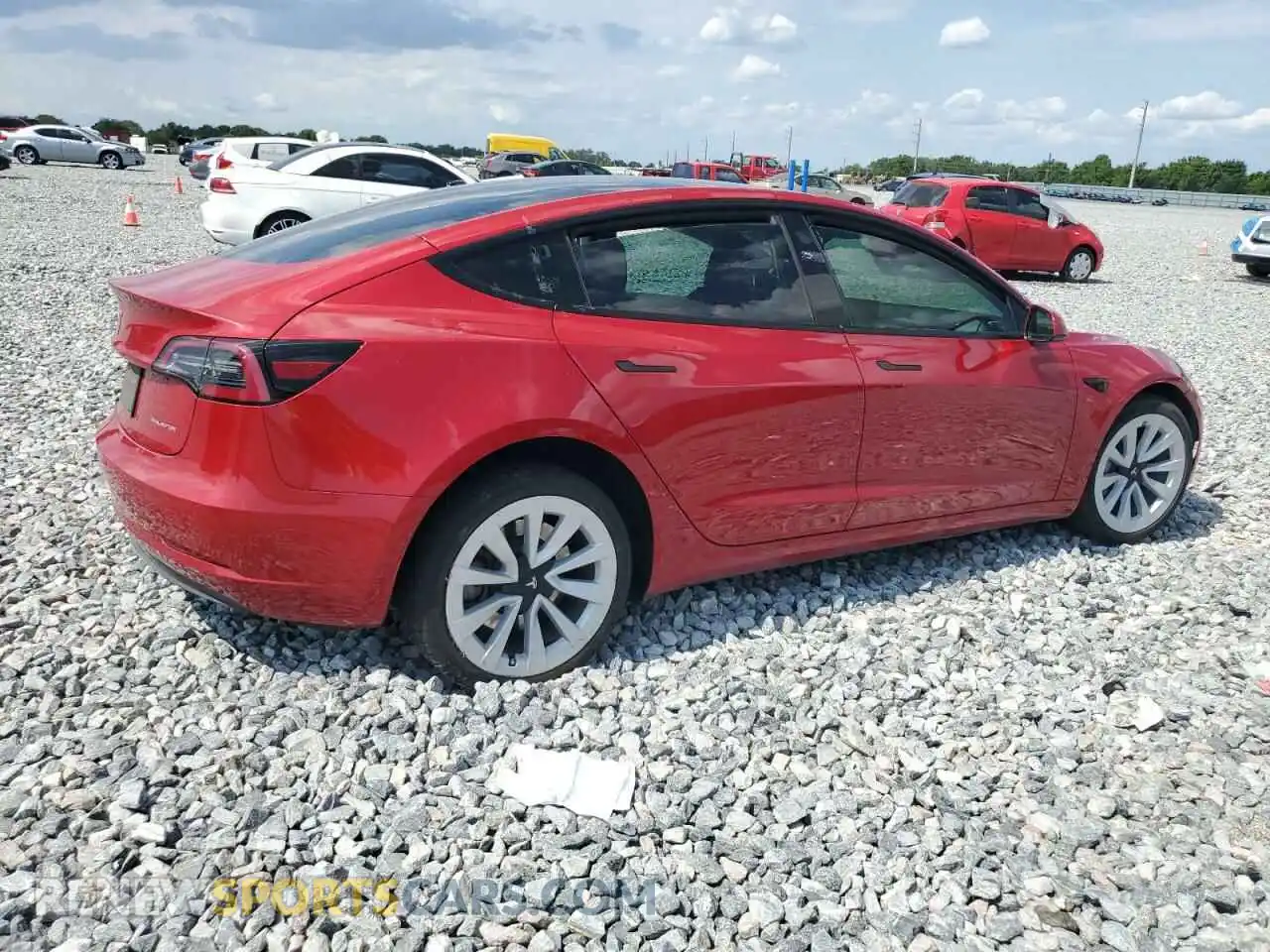 3 Photograph of a damaged car 5YJ3E1EB1PF391220 TESLA MODEL 3 2023