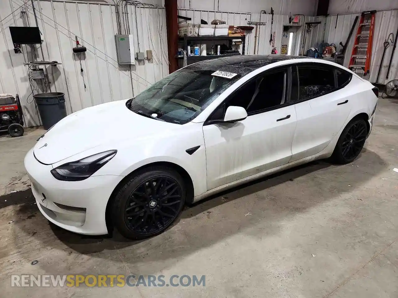 1 Photograph of a damaged car 5YJ3E1EB1PF392609 TESLA MODEL 3 2023