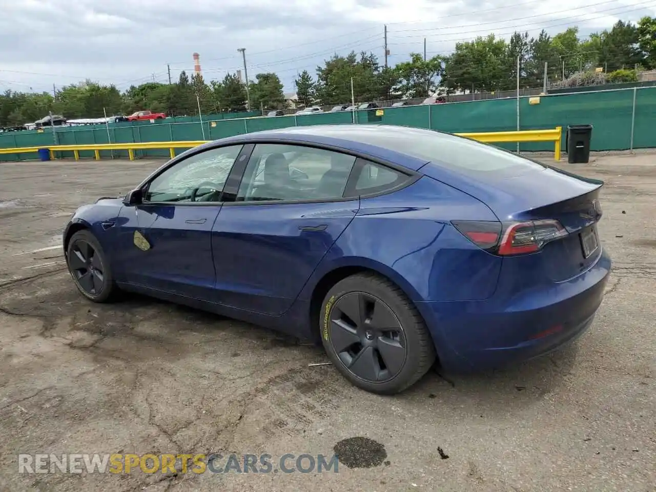 2 Photograph of a damaged car 5YJ3E1EB1PF392884 TESLA MODEL 3 2023