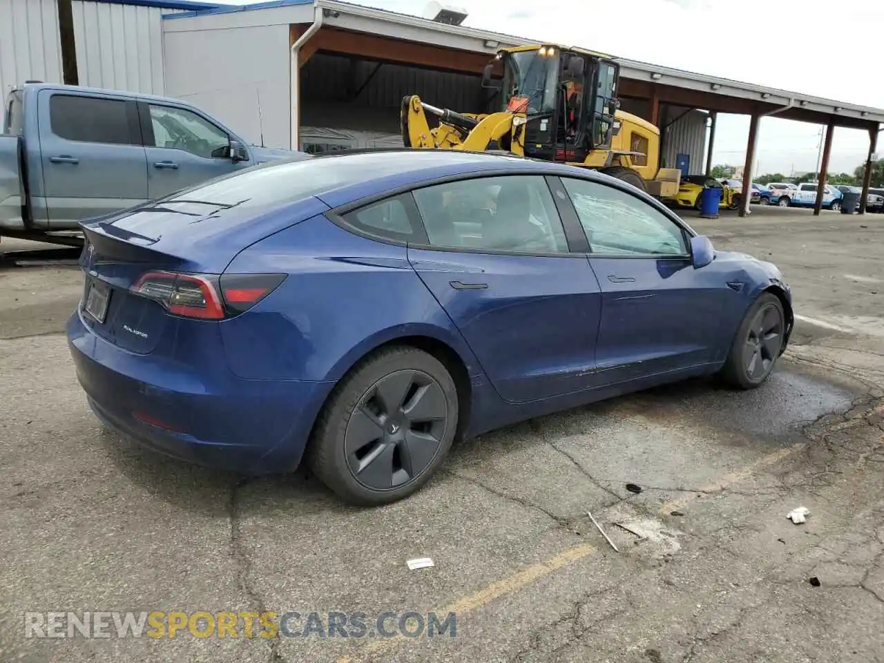 3 Photograph of a damaged car 5YJ3E1EB1PF392884 TESLA MODEL 3 2023