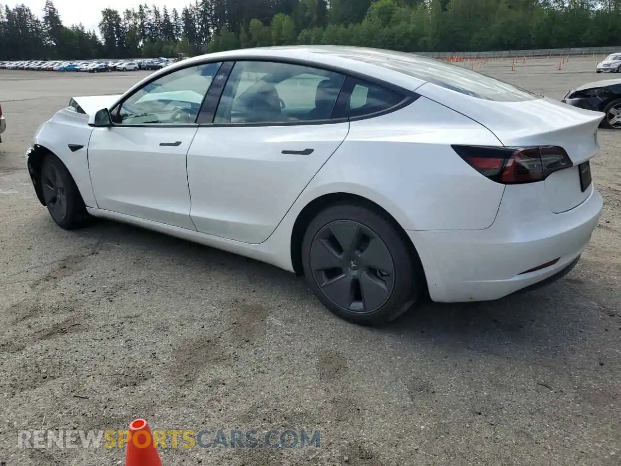 2 Photograph of a damaged car 5YJ3E1EB1PF603100 TESLA MODEL 3 2023