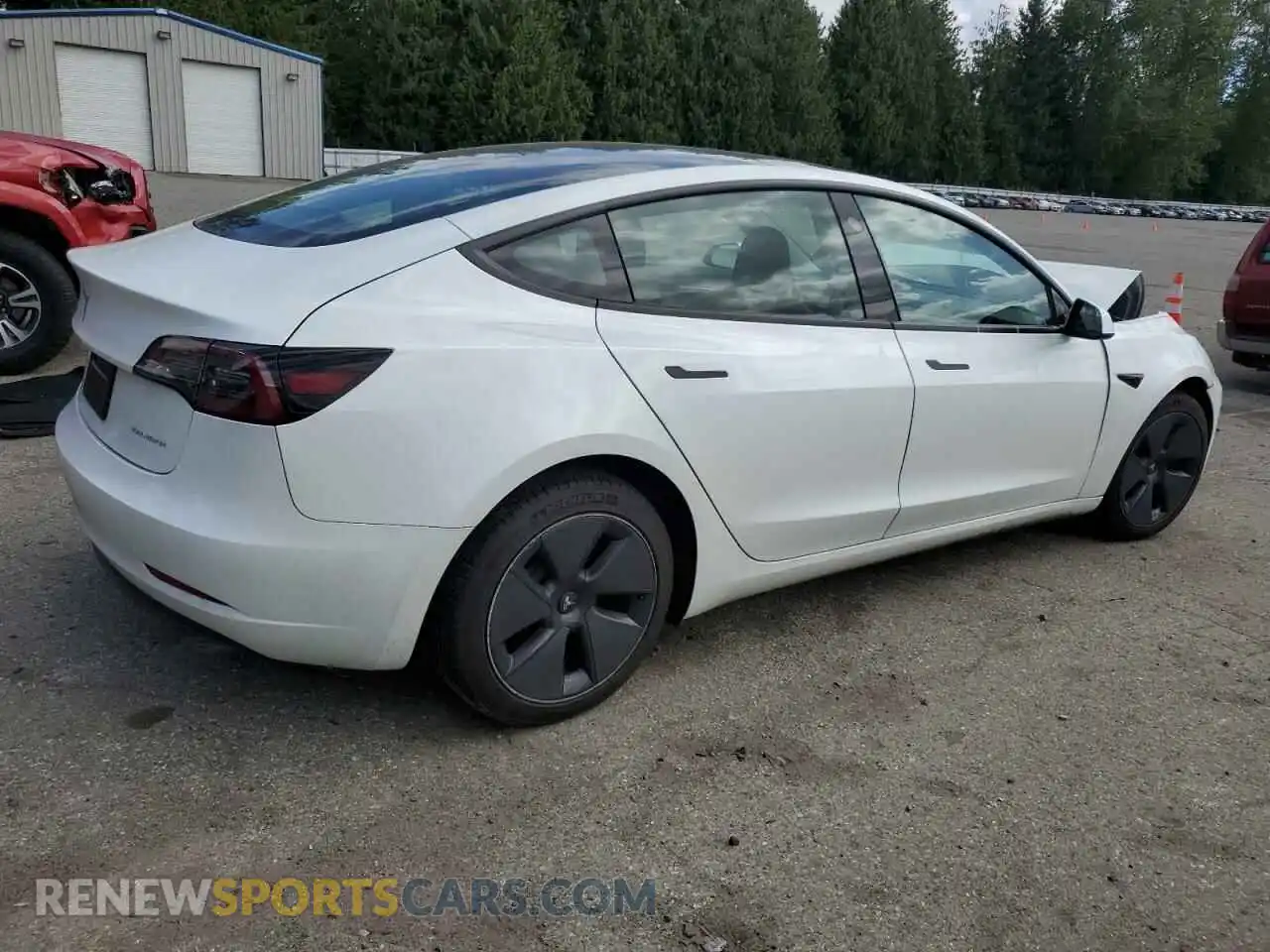 3 Photograph of a damaged car 5YJ3E1EB1PF603100 TESLA MODEL 3 2023