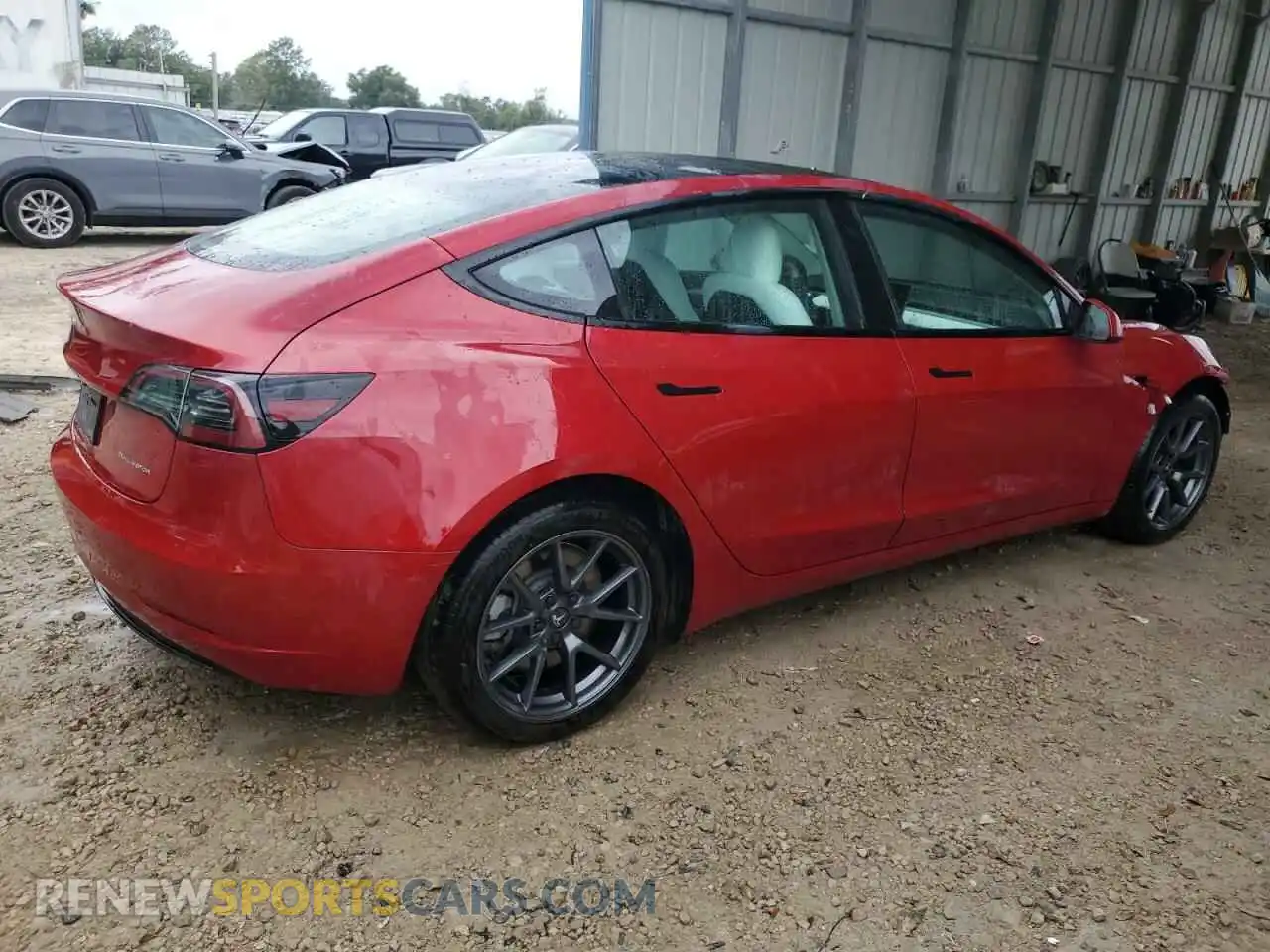 3 Photograph of a damaged car 5YJ3E1EB1PF631754 TESLA MODEL 3 2023