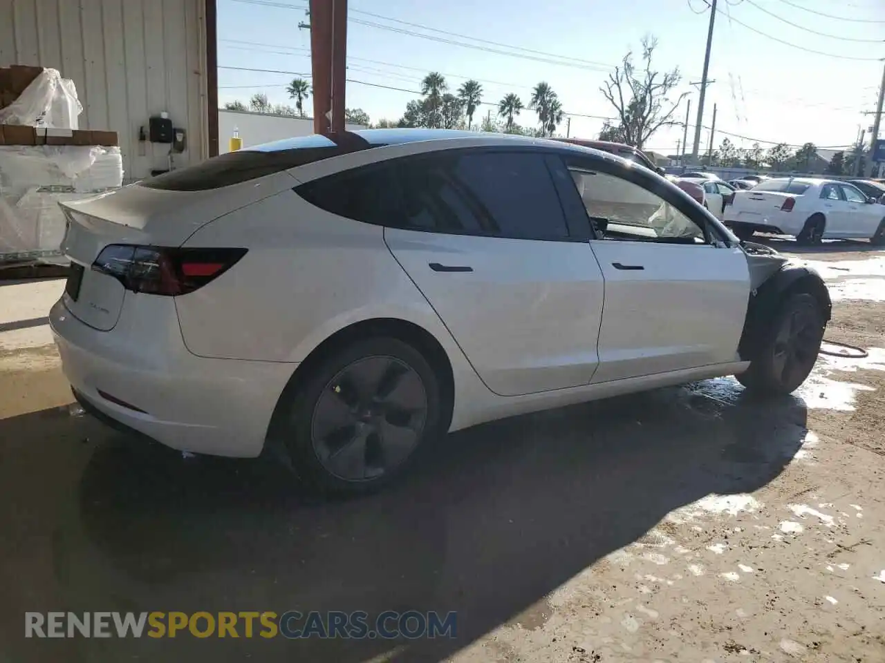 3 Photograph of a damaged car 5YJ3E1EB1PF632175 TESLA MODEL 3 2023