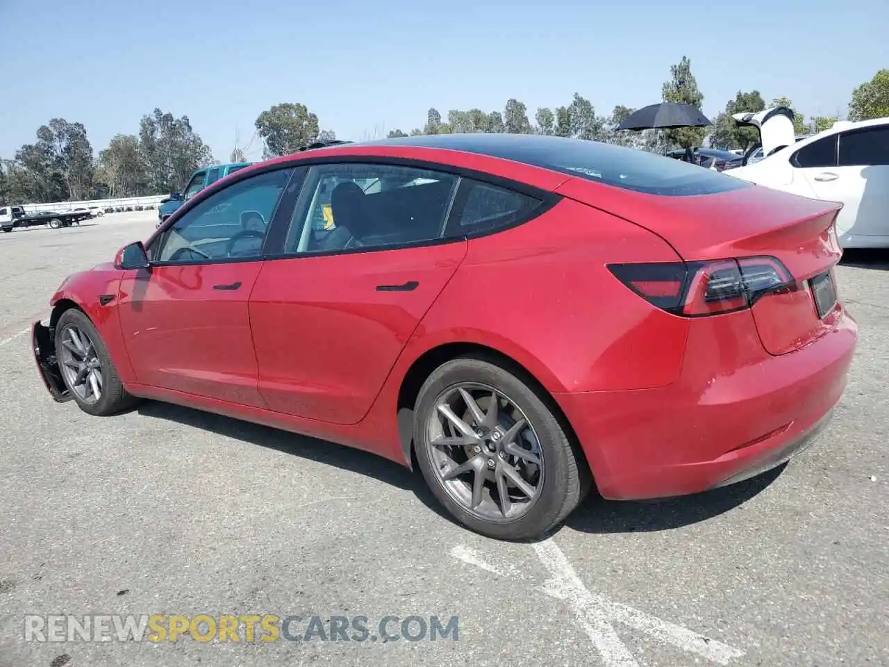 2 Photograph of a damaged car 5YJ3E1EB1PF633830 TESLA MODEL 3 2023