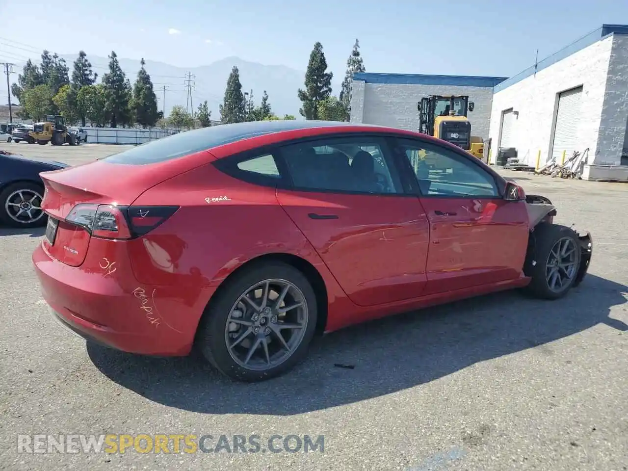 3 Photograph of a damaged car 5YJ3E1EB1PF633830 TESLA MODEL 3 2023