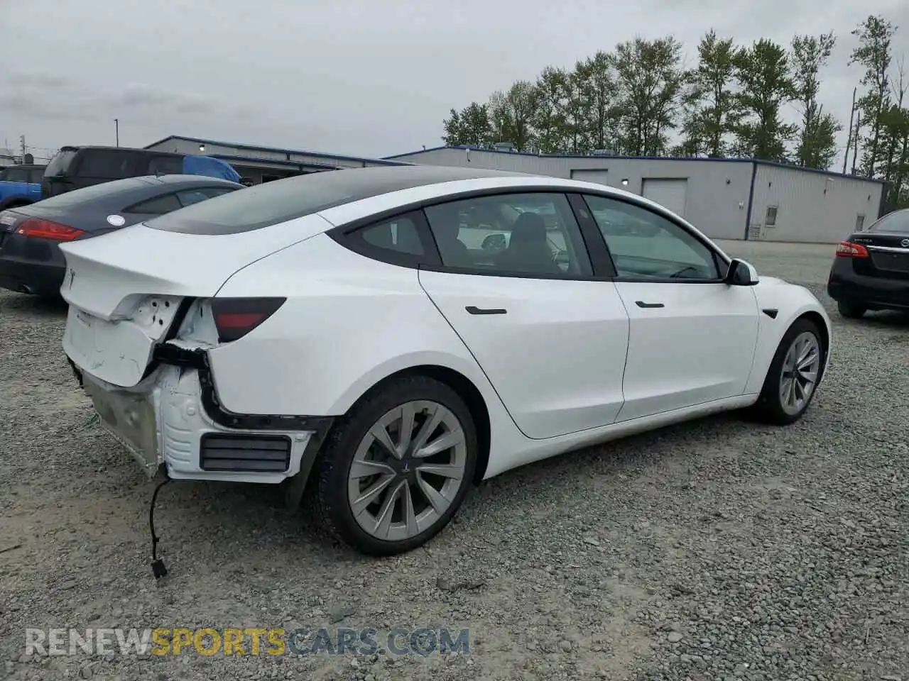 3 Photograph of a damaged car 5YJ3E1EB1PF665368 TESLA MODEL 3 2023