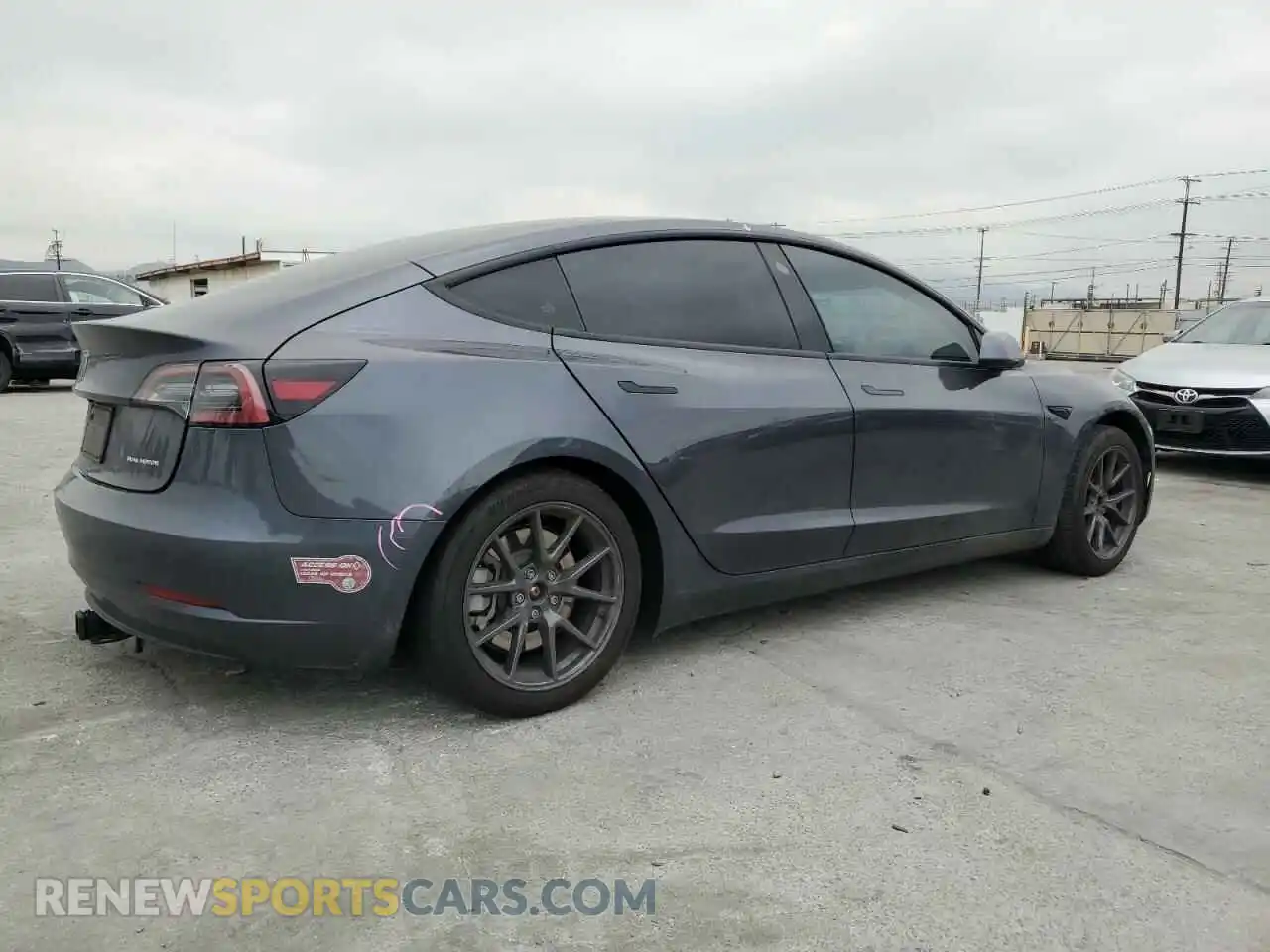 3 Photograph of a damaged car 5YJ3E1EB1PF676192 TESLA MODEL 3 2023