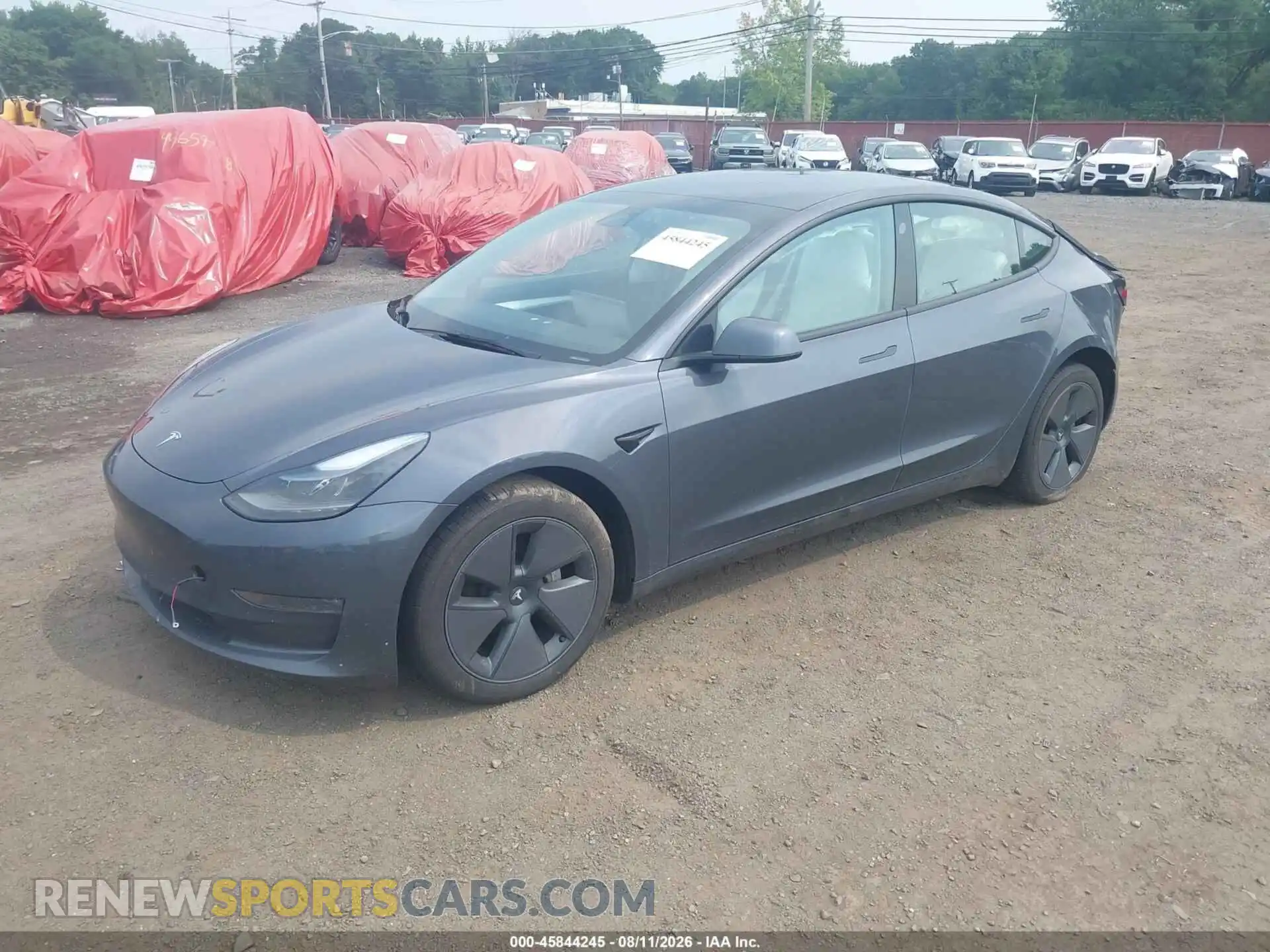 2 fotografías del automóvil dañado 5YJ3E1EB1PF679819 TESLA MODEL 3 2023