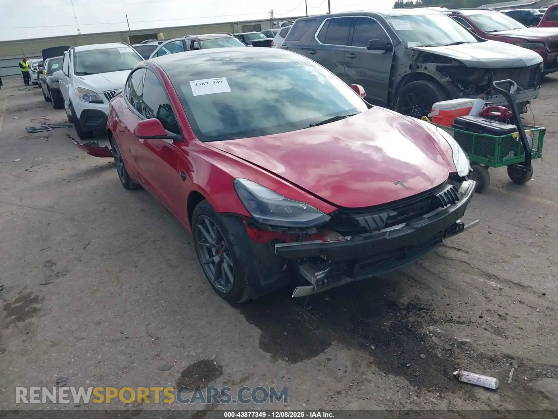 1 Фотография поврежденного автомобиля 5YJ3E1EB2PF386981 TESLA MODEL 3 2023