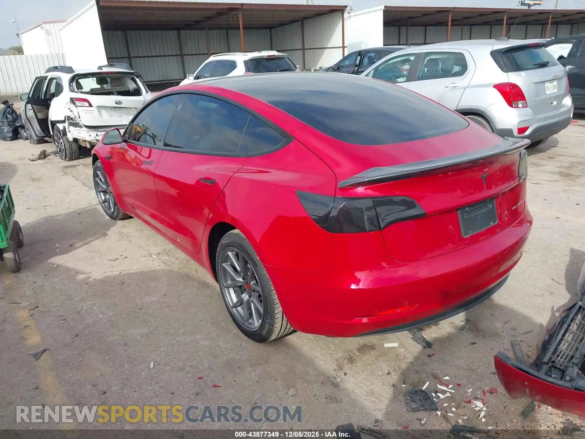 3 Фотография поврежденного автомобиля 5YJ3E1EB2PF386981 TESLA MODEL 3 2023