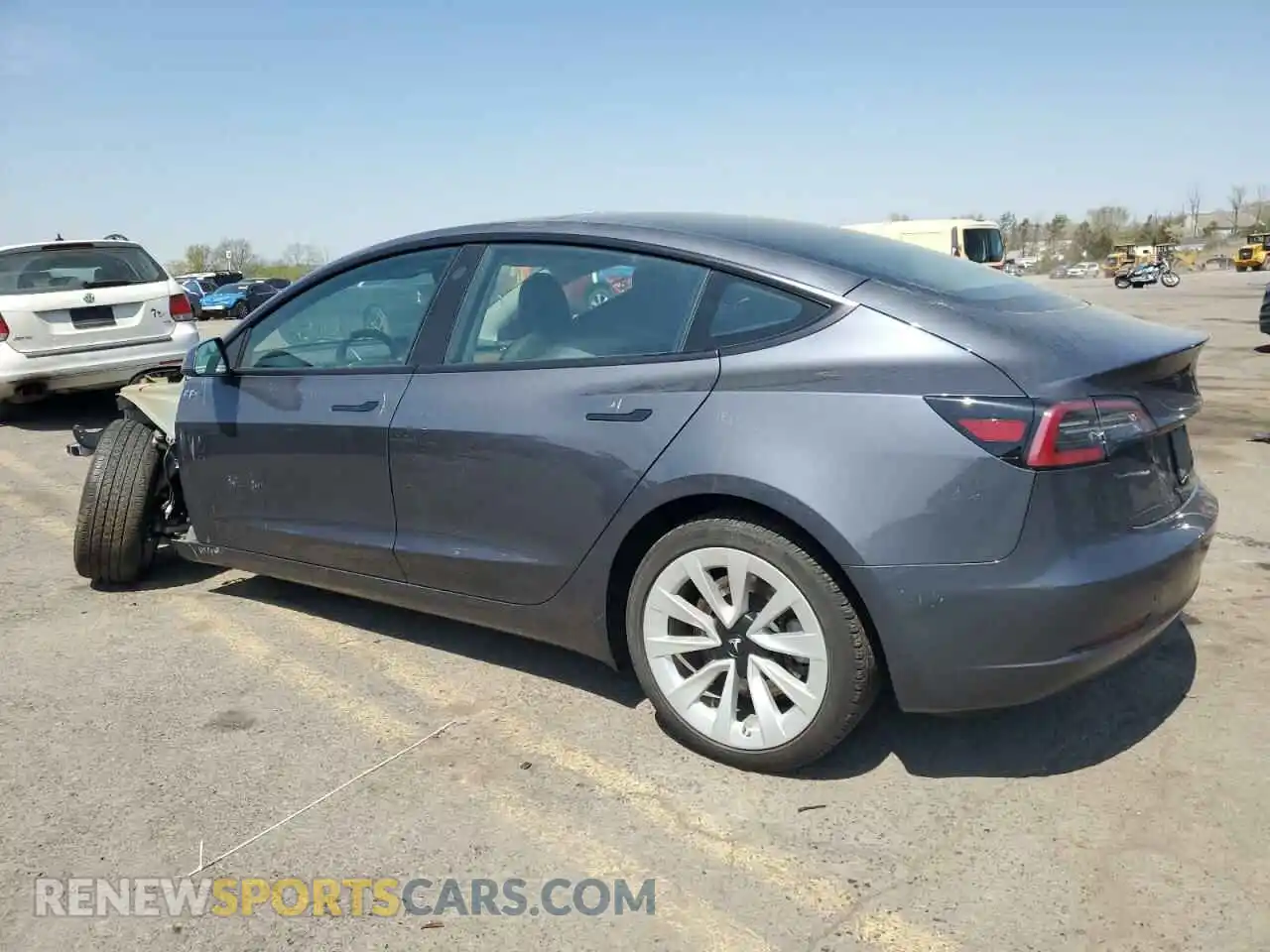 2 Photograph of a damaged car 5YJ3E1EB2PF389041 TESLA MODEL 3 2023