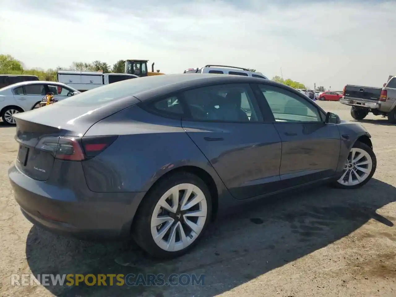 3 Photograph of a damaged car 5YJ3E1EB2PF389041 TESLA MODEL 3 2023