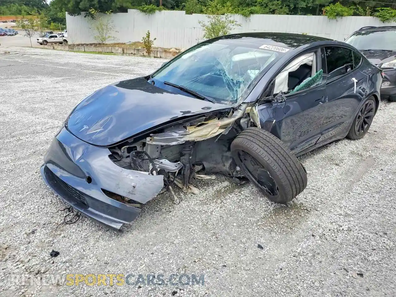 1 Photograph of a damaged car 5YJ3E1EB2PF391582 TESLA MODEL 3 2023