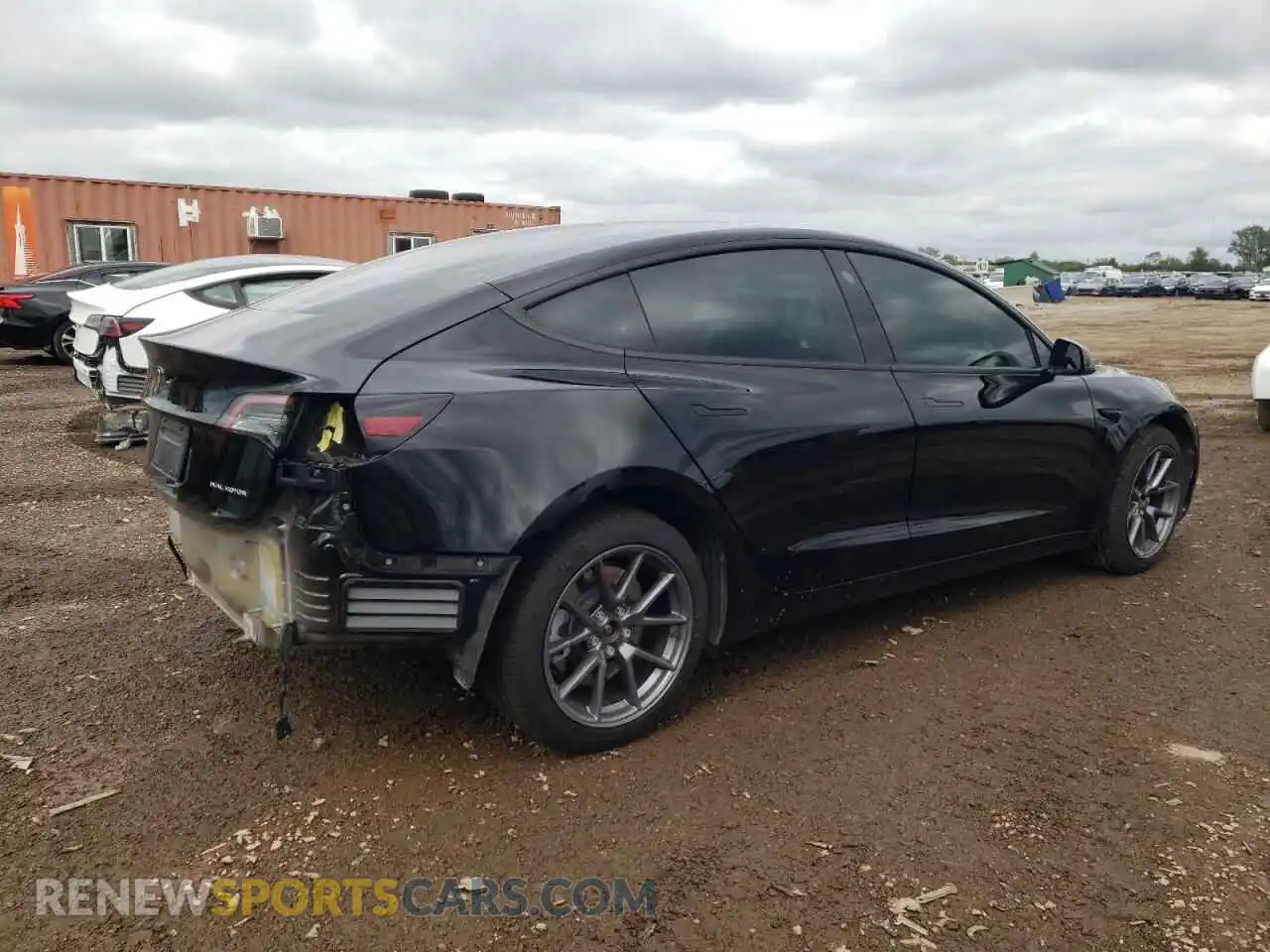 3 Photograph of a damaged car 5YJ3E1EB2PF592589 TESLA MODEL 3 2023