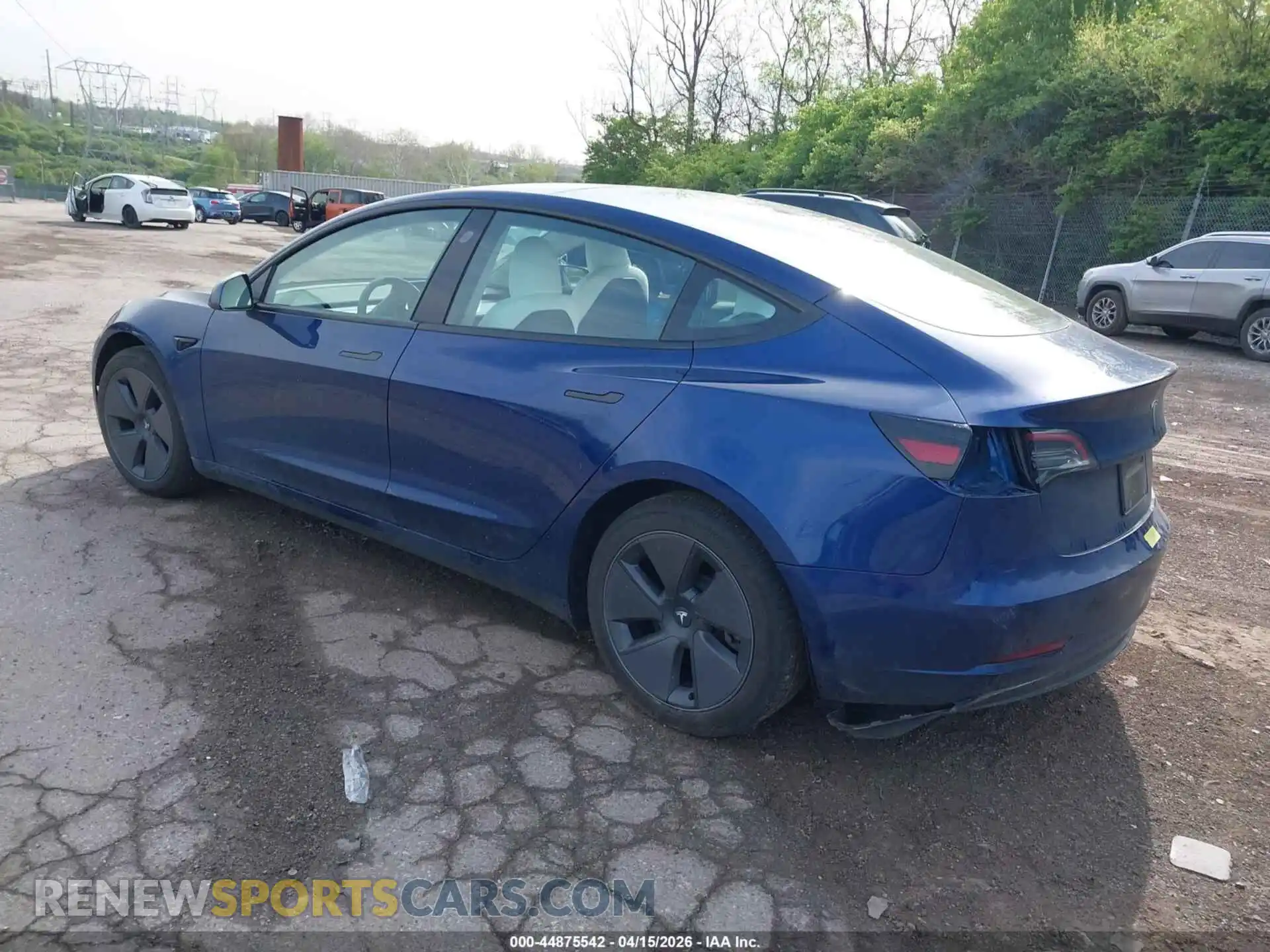 3 Photograph of a damaged car 5YJ3E1EB2PF615403 TESLA MODEL 3 2023