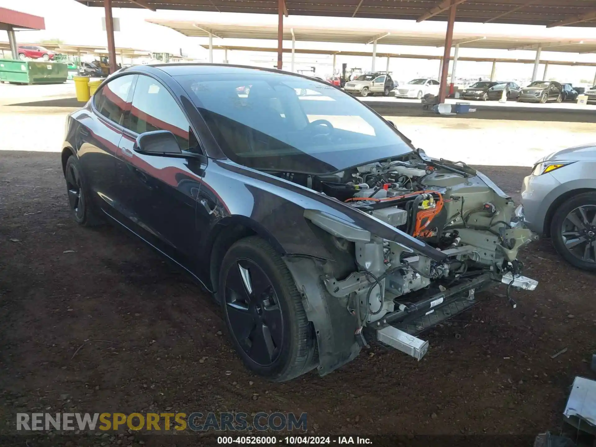 1 Фотография поврежденного автомобиля 5YJ3E1EB2PF637580 TESLA MODEL 3 2023