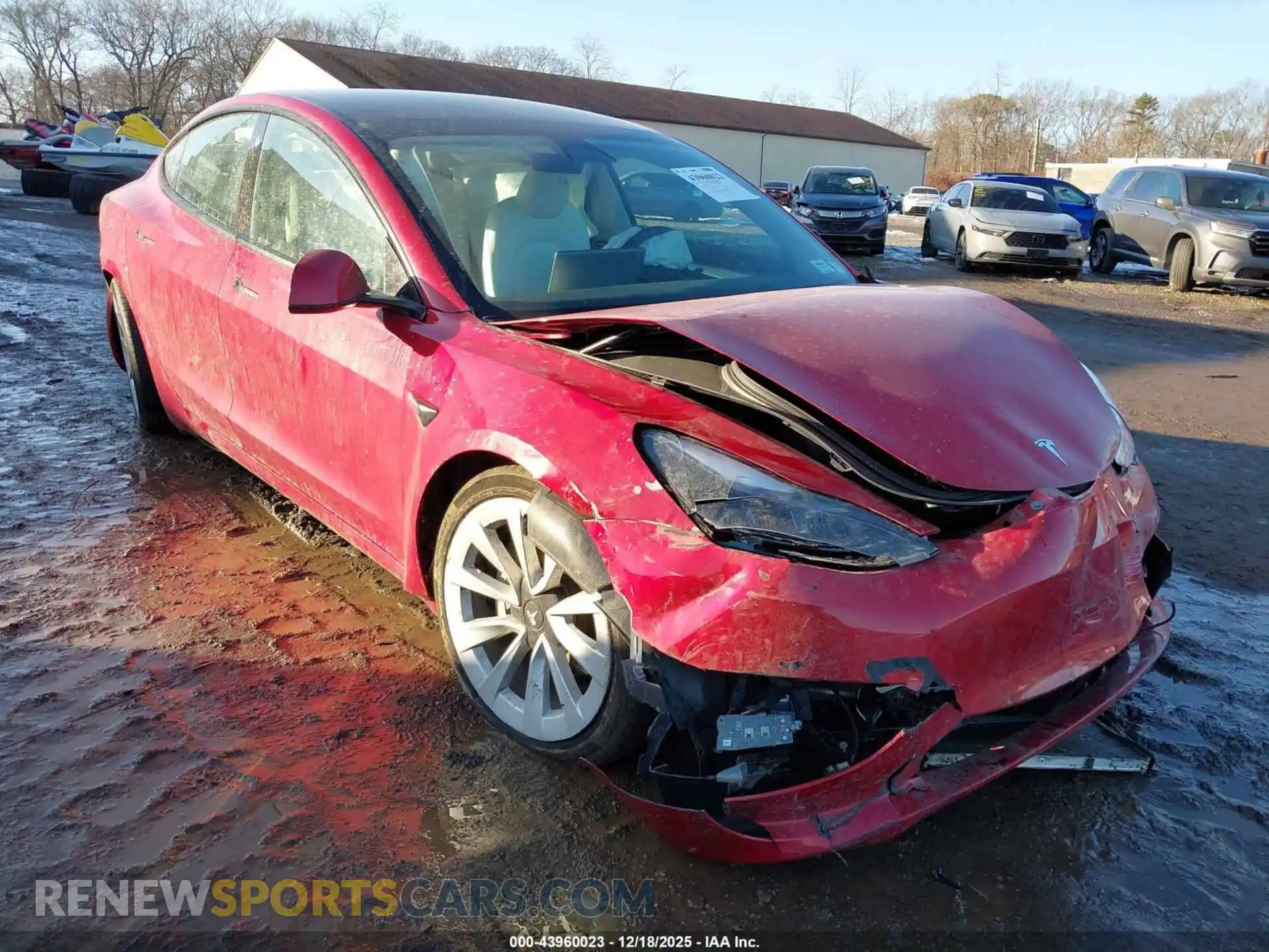 1 Photograph of a damaged car 5YJ3E1EB2PF659126 TESLA MODEL 3 2023