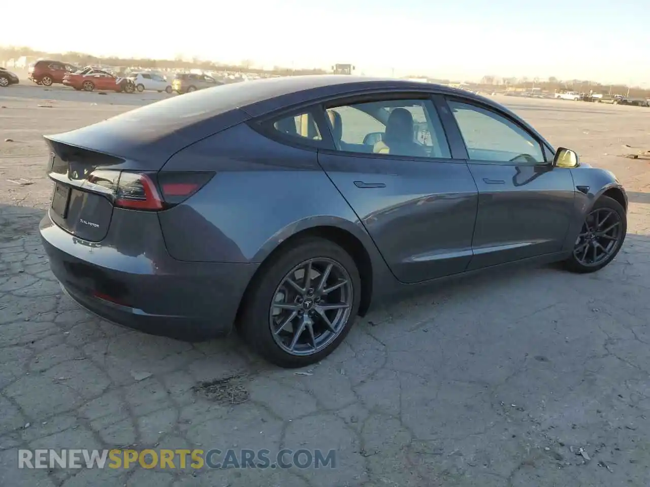3 Photograph of a damaged car 5YJ3E1EB2PF663340 TESLA MODEL 3 2023