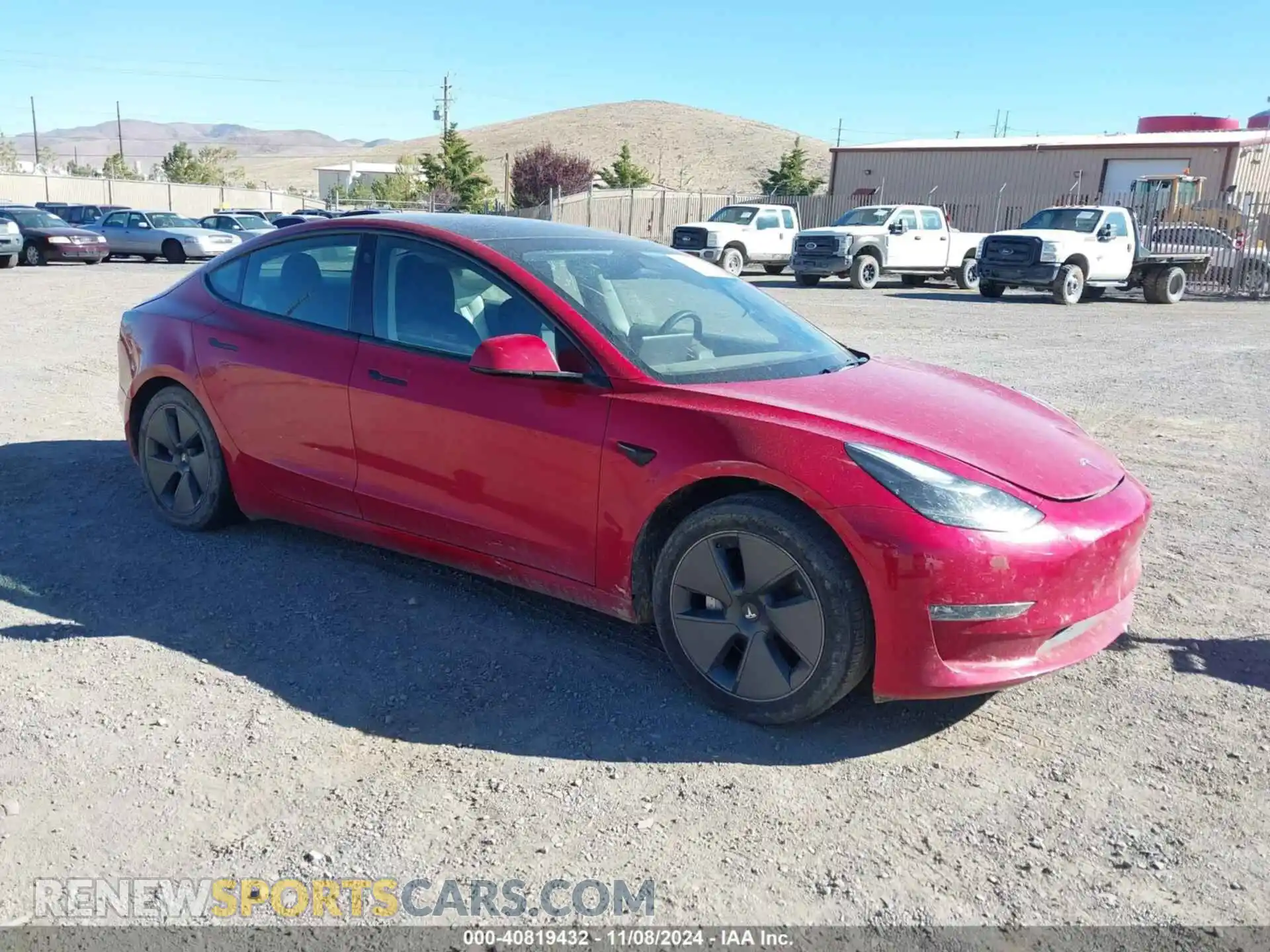 1 Photograph of a damaged car 5YJ3E1EB2PF670546 TESLA MODEL 3 2023