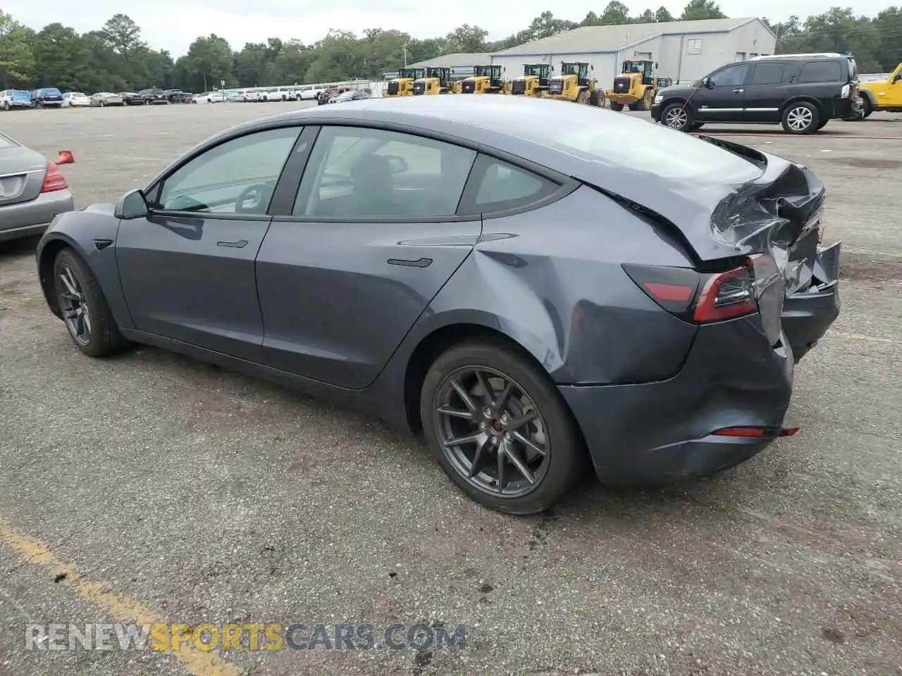 2 Photograph of a damaged car 5YJ3E1EB2PF688464 TESLA MODEL 3 2023
