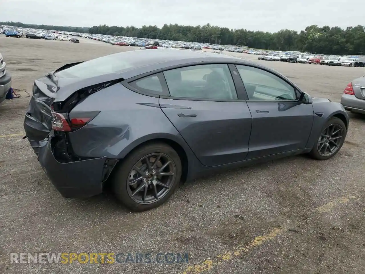 3 Photograph of a damaged car 5YJ3E1EB2PF688464 TESLA MODEL 3 2023