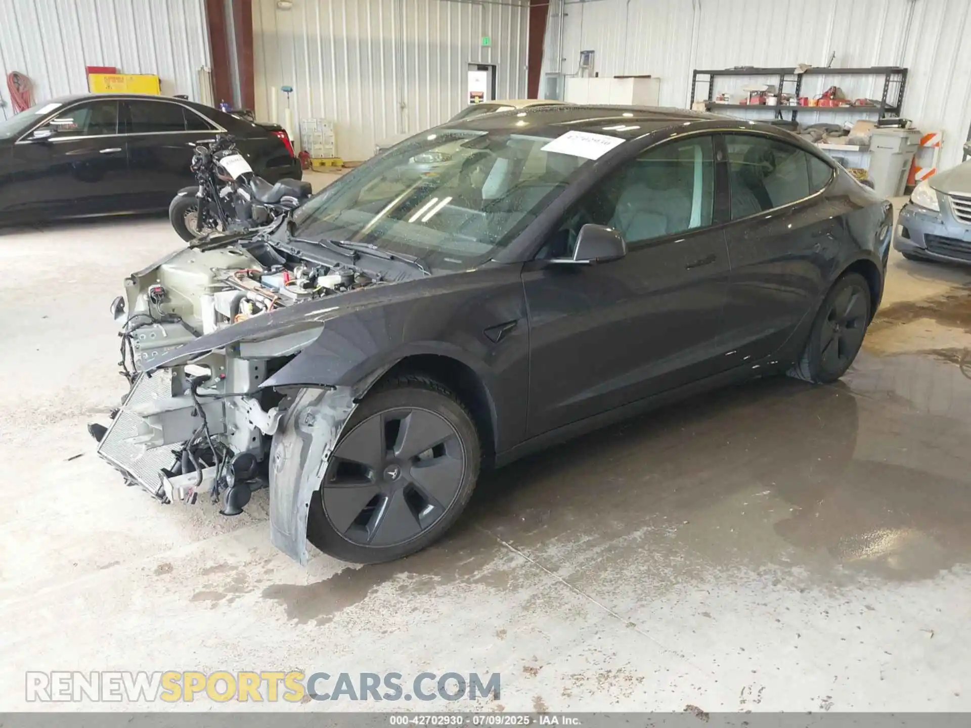 2 Photograph of a damaged car 5YJ3E1EB3PF387895 TESLA MODEL 3 2023