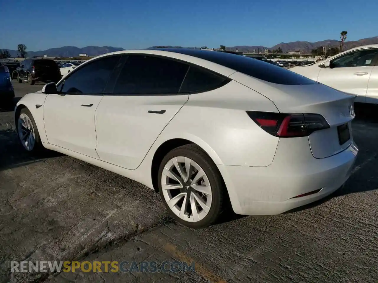 2 Photograph of a damaged car 5YJ3E1EB3PF393583 TESLA MODEL 3 2023