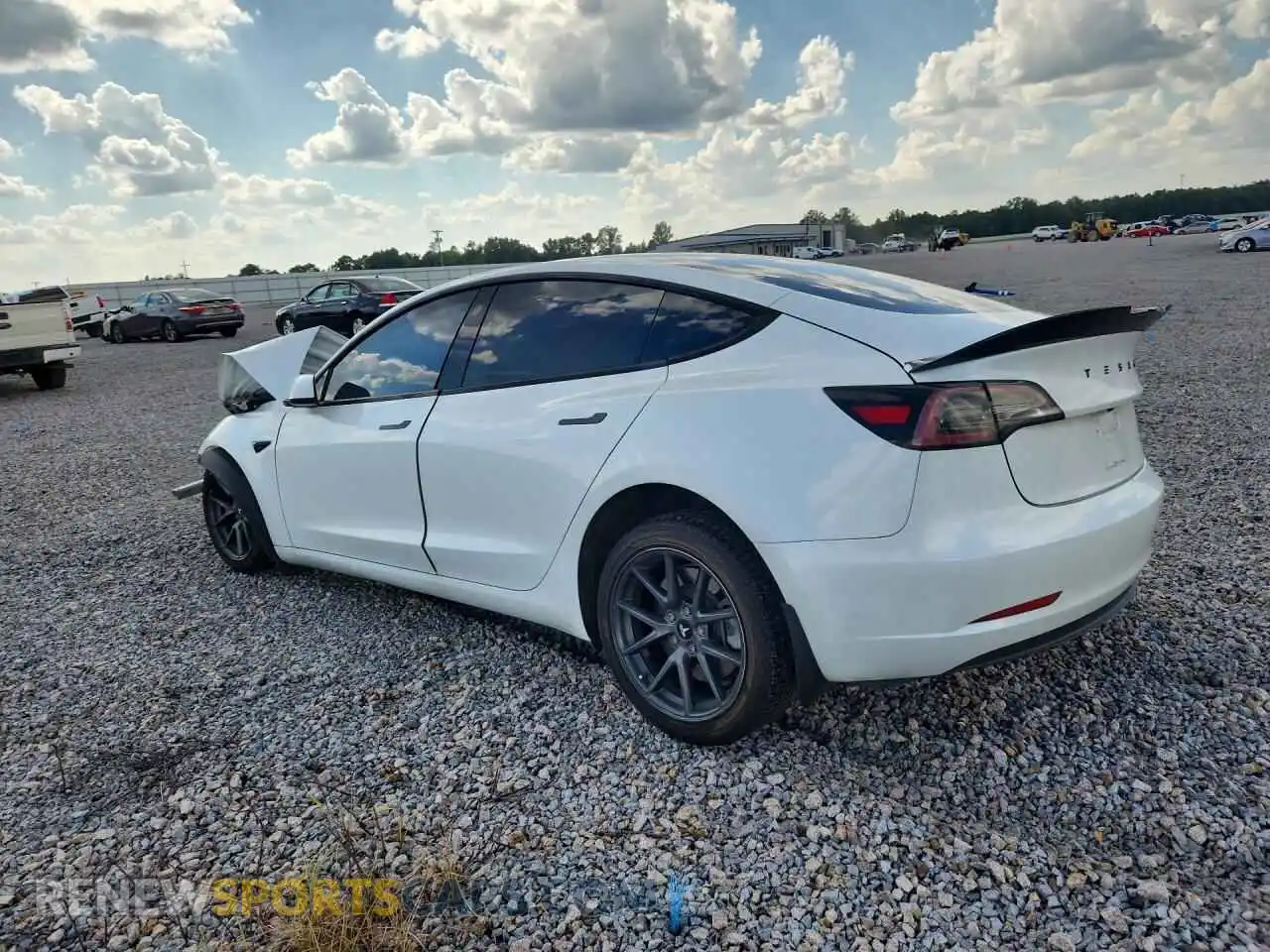 2 Фотография поврежденного автомобиля 5YJ3E1EB3PF393616 TESLA MODEL 3 2023