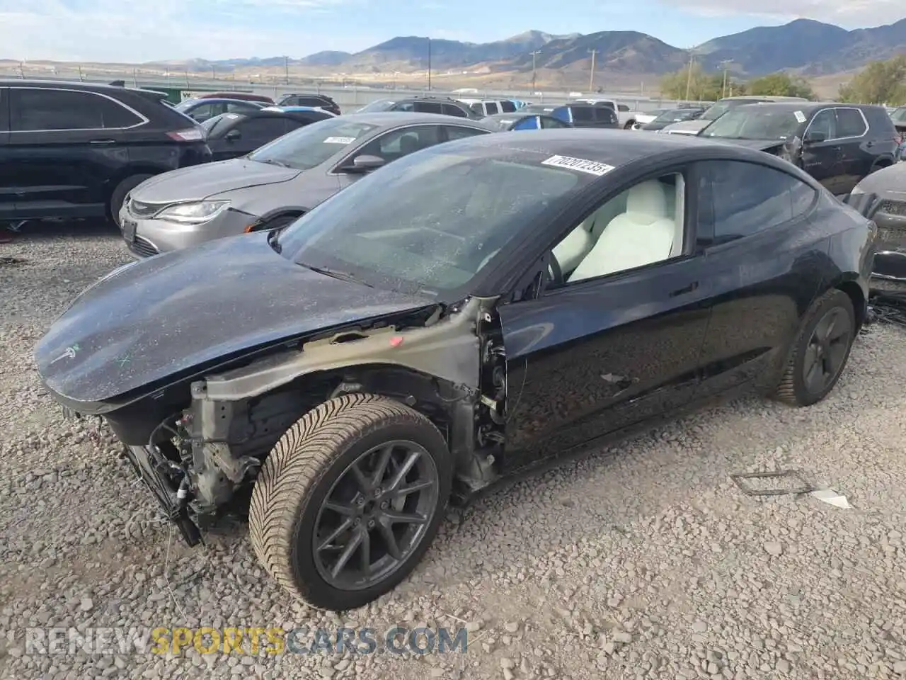 1 fotografías del automóvil dañado 5YJ3E1EB3PF594402 TESLA MODEL 3 2023