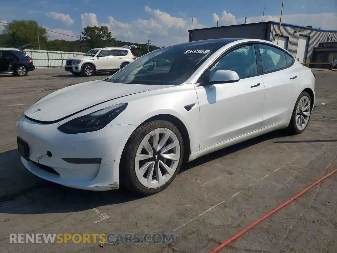 1 fotografías del automóvil dañado 5YJ3E1EB3PF595114 TESLA MODEL 3 2023