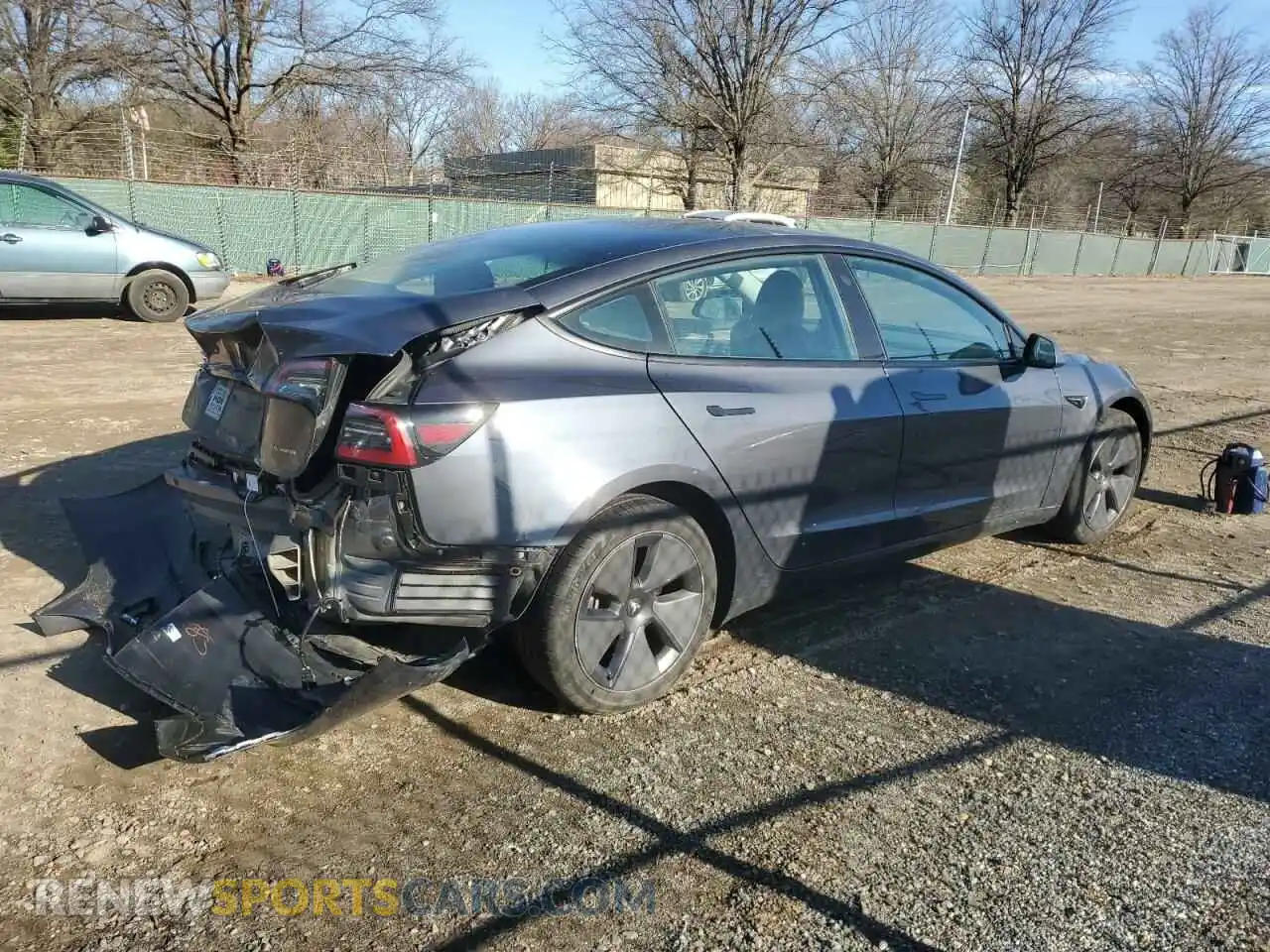 3 Photograph of a damaged car 5YJ3E1EB3PF611652 TESLA MODEL 3 2023