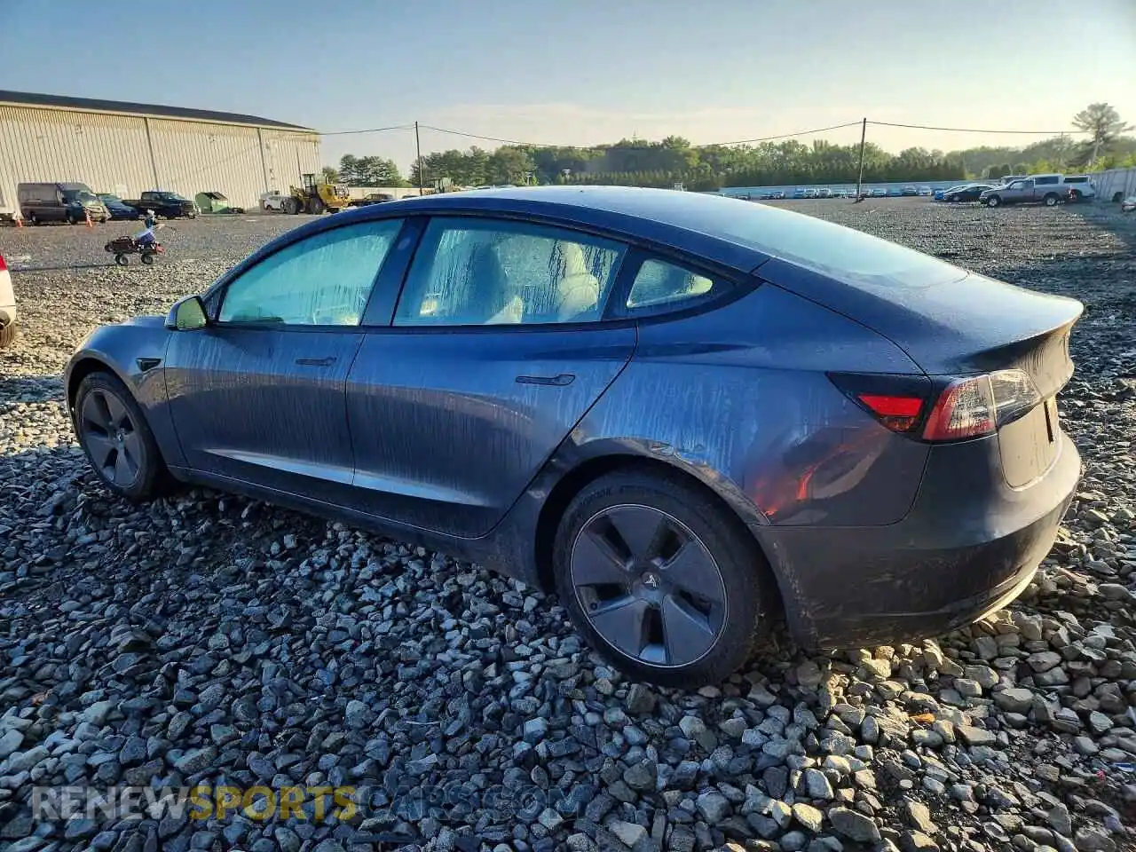 2 Photograph of a damaged car 5YJ3E1EB3PF634431 TESLA MODEL 3 2023