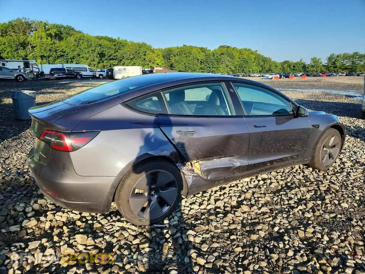 3 Photograph of a damaged car 5YJ3E1EB3PF634431 TESLA MODEL 3 2023