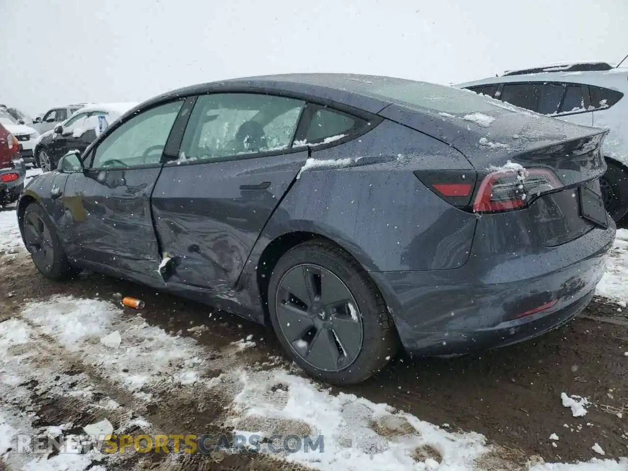 2 Photograph of a damaged car 5YJ3E1EB3PF663024 TESLA MODEL 3 2023