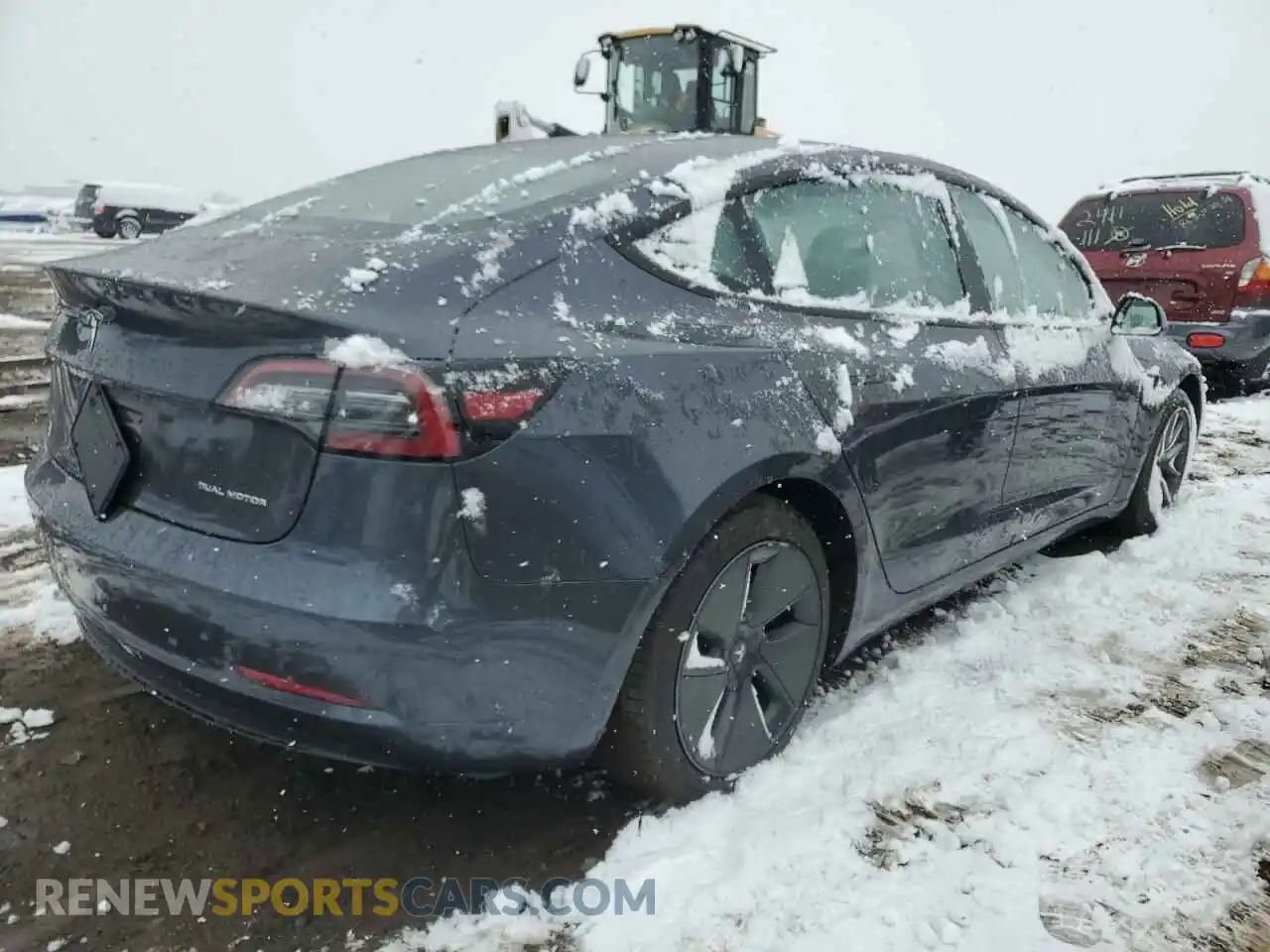 3 Photograph of a damaged car 5YJ3E1EB3PF663024 TESLA MODEL 3 2023