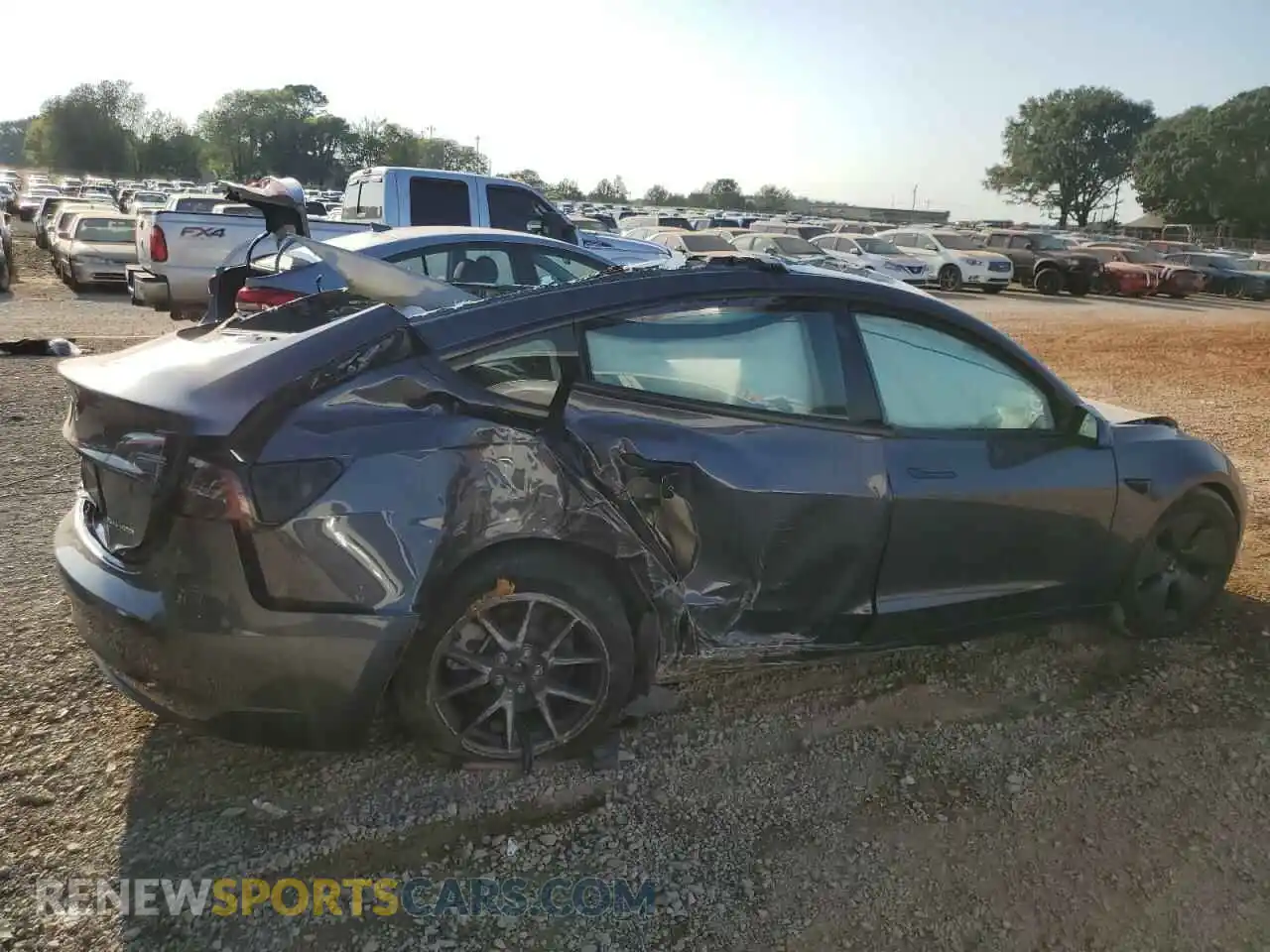 3 Photograph of a damaged car 5YJ3E1EB3PF680034 TESLA MODEL 3 2023