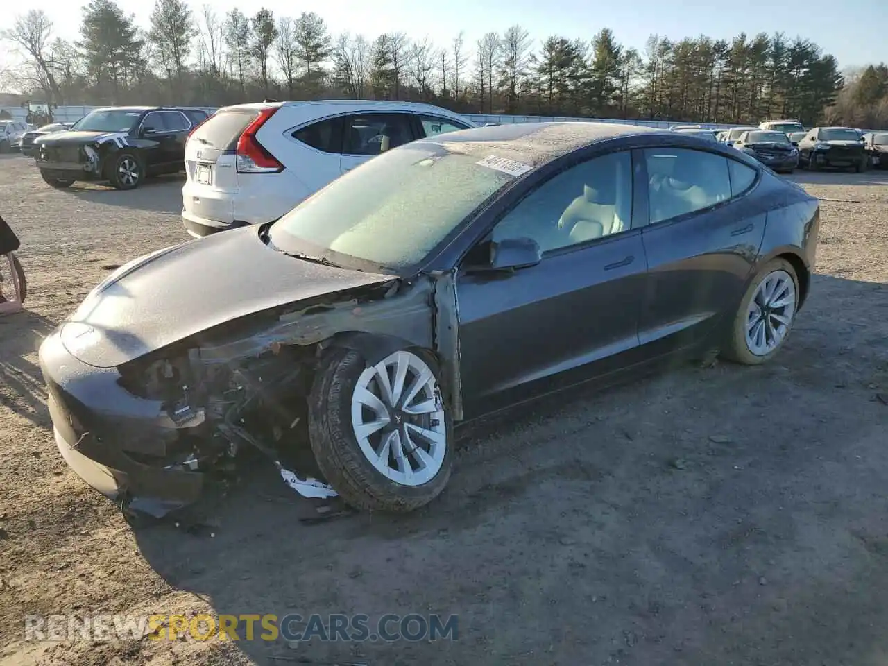1 Photograph of a damaged car 5YJ3E1EB3PF703943 TESLA MODEL 3 2023